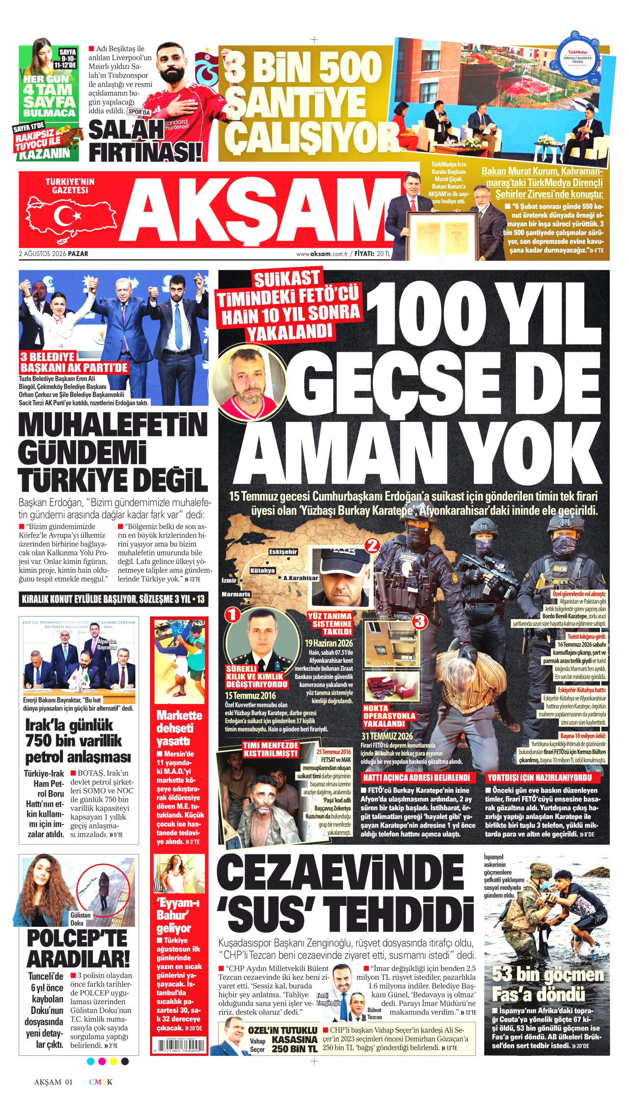 Gazeteler bugün ne yazdı? (2 Ağustos) - 5. fotoğraf