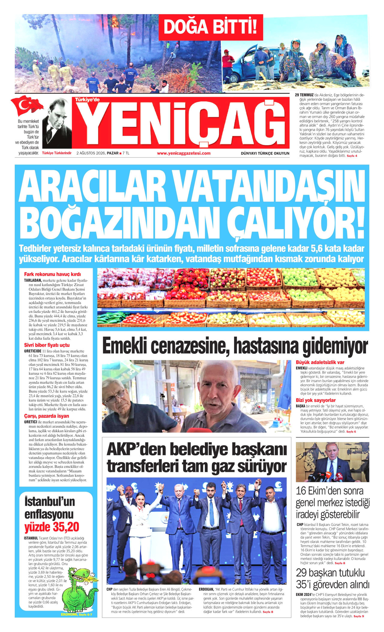 Gazeteler bugün ne yazdı? (2 Ağustos) - 6. fotoğraf