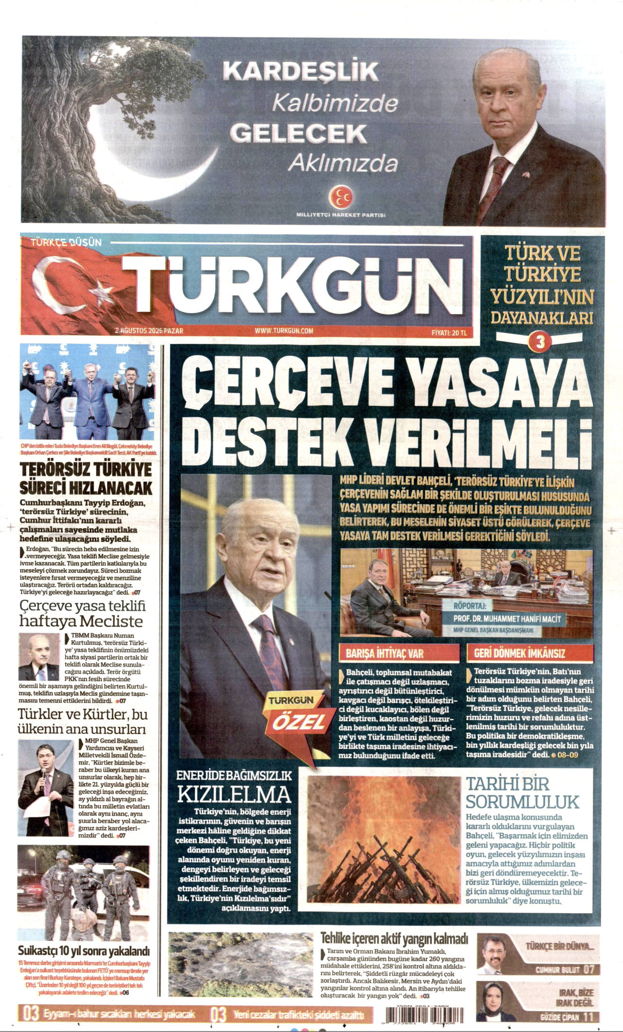 Gazeteler bugün ne yazdı? (2 Ağustos) - 8. fotoğraf