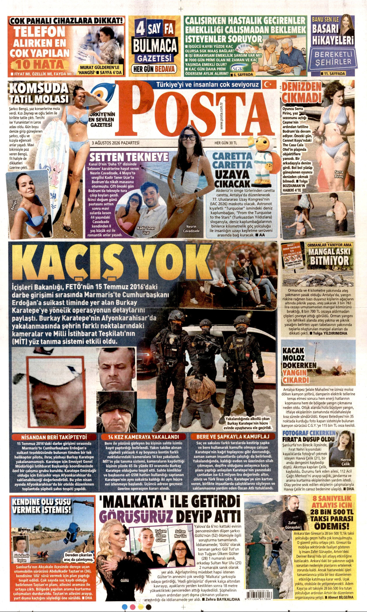 Gazeteler bugün ne yazdı? (3 Ağustos) - 7. fotoğraf
