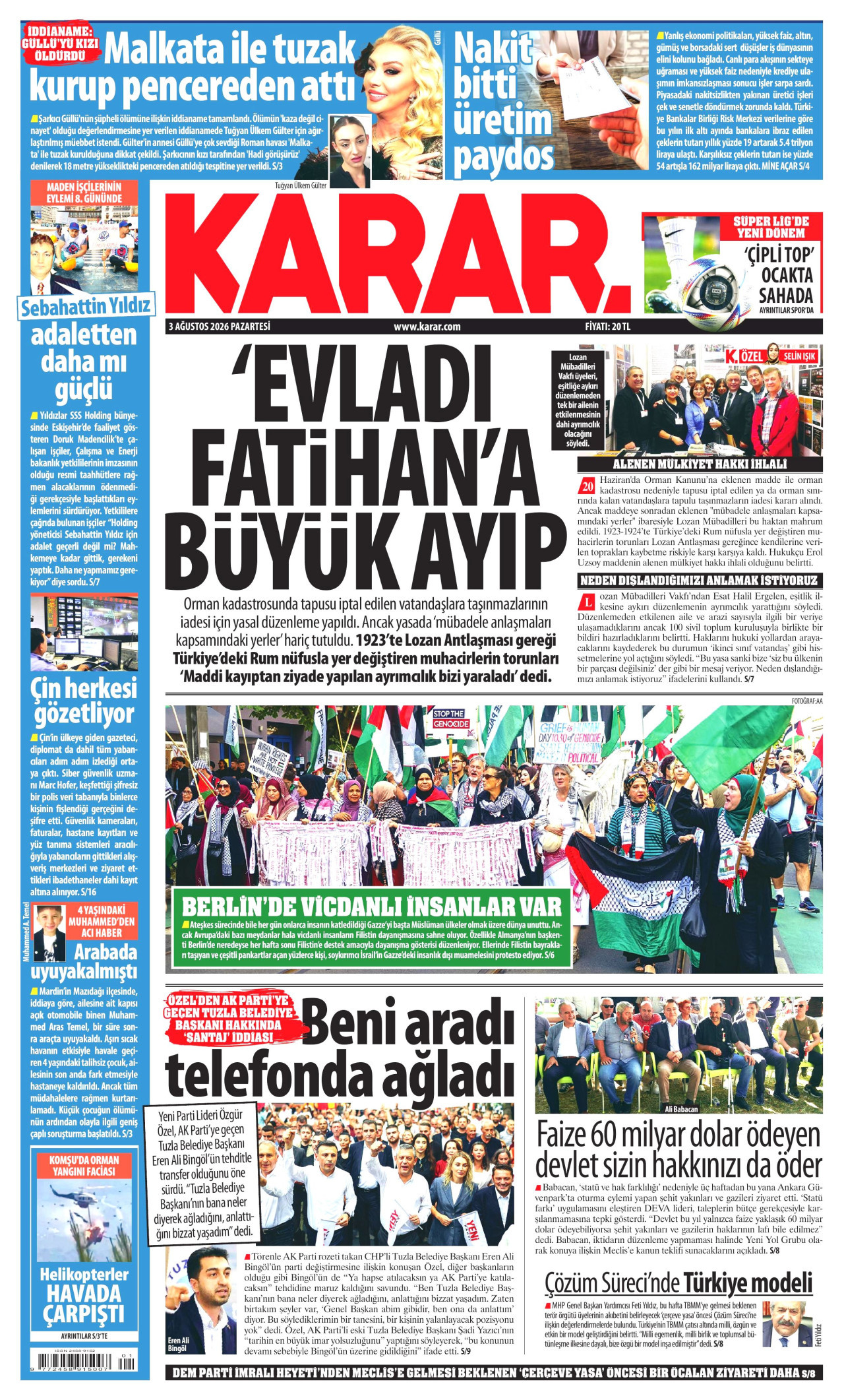 Gazeteler bugün ne yazdı? (3 Ağustos) - 11. fotoğraf