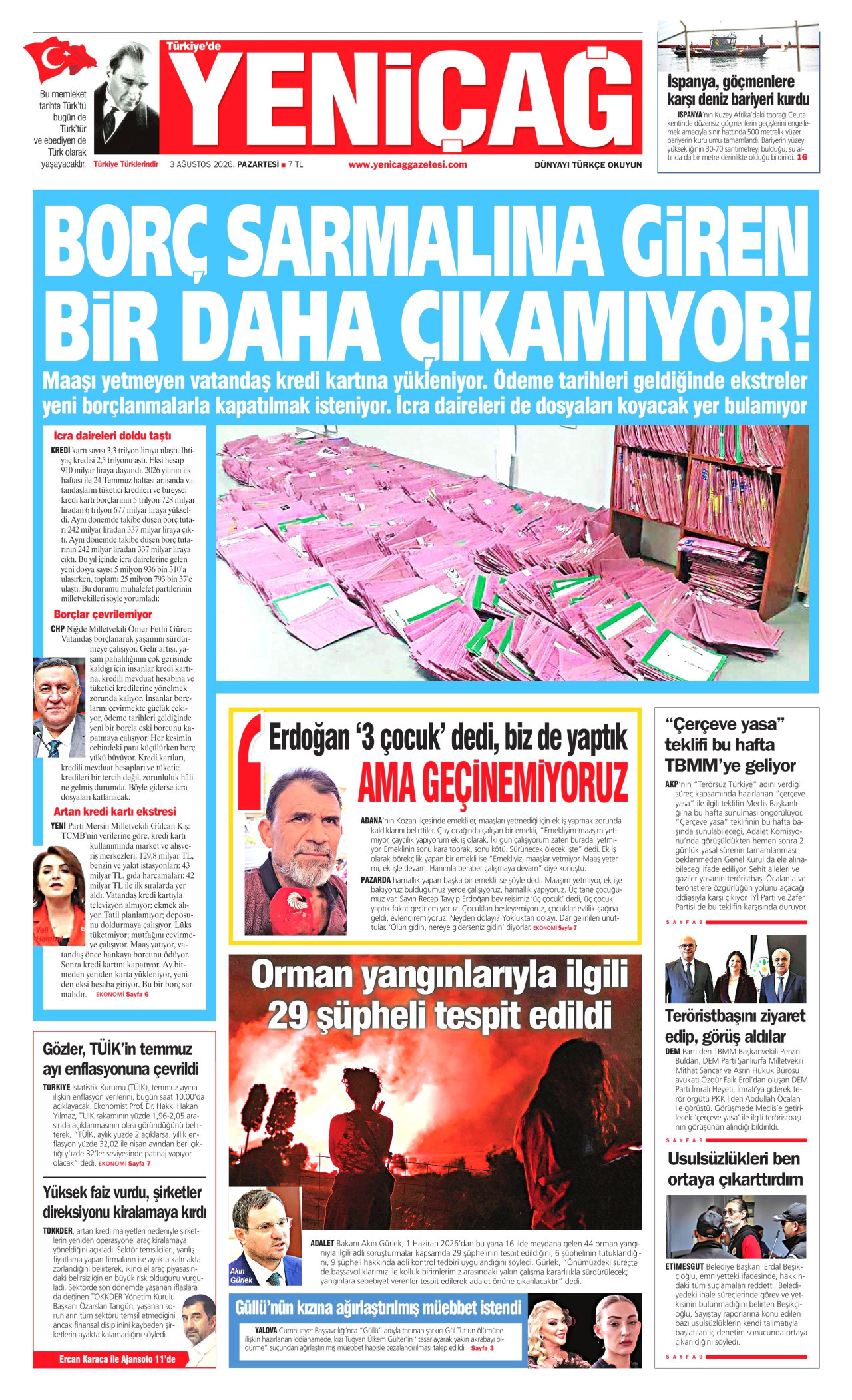 Gazeteler bugün ne yazdı? (3 Ağustos) - 6. fotoğraf