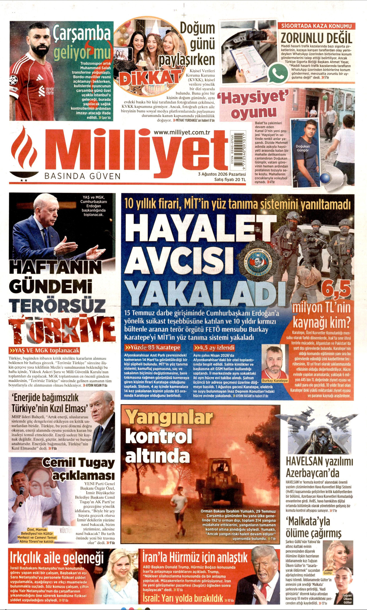 Gazeteler bugün ne yazdı? (3 Ağustos) - 10. fotoğraf