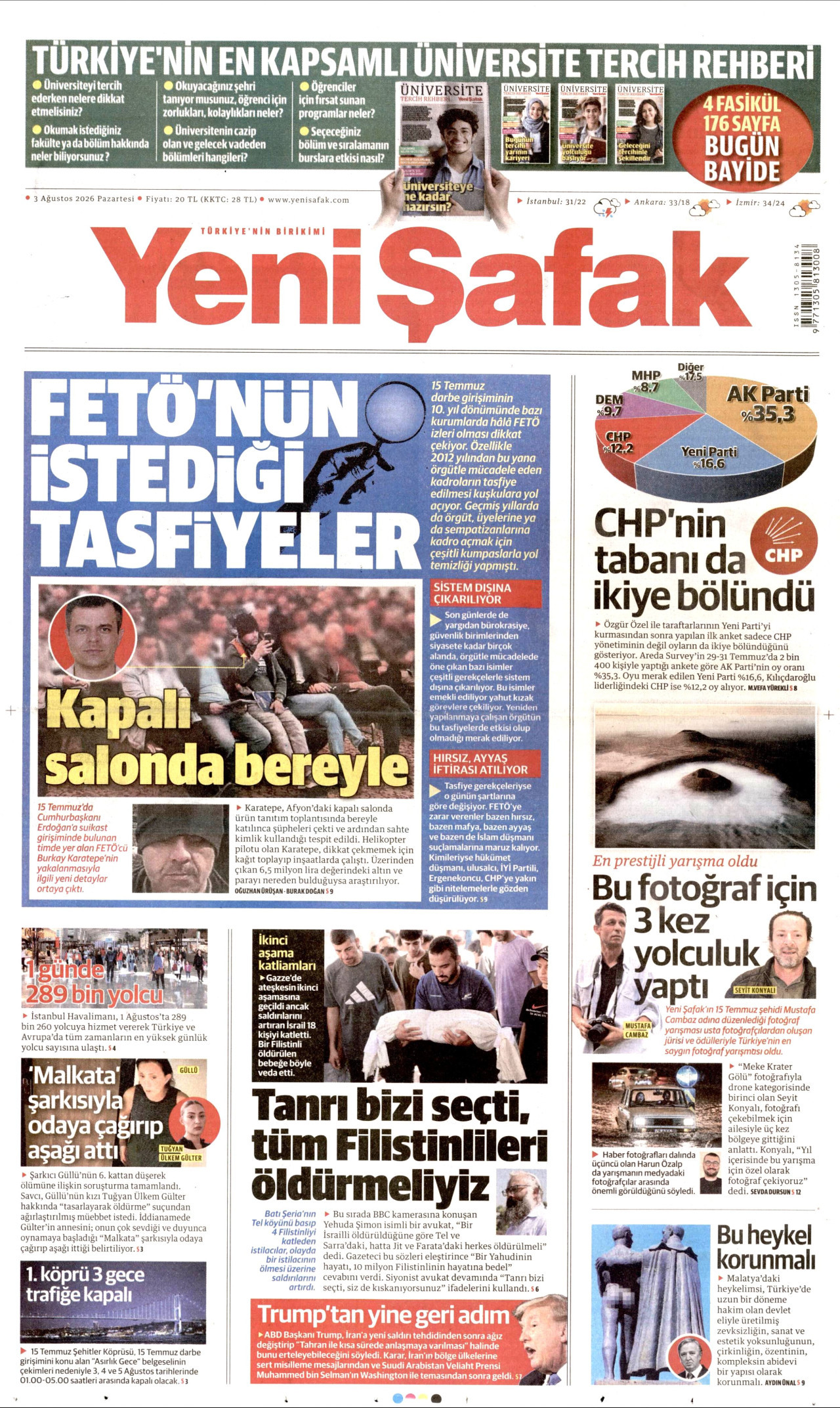 Gazeteler bugün ne yazdı? (3 Ağustos) - 5. fotoğraf