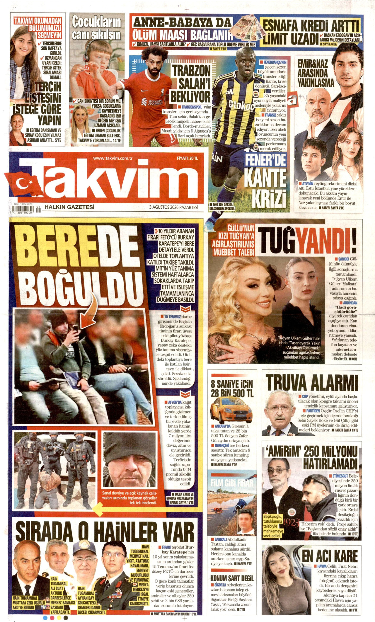 Gazeteler bugün ne yazdı? (3 Ağustos) - 4. fotoğraf