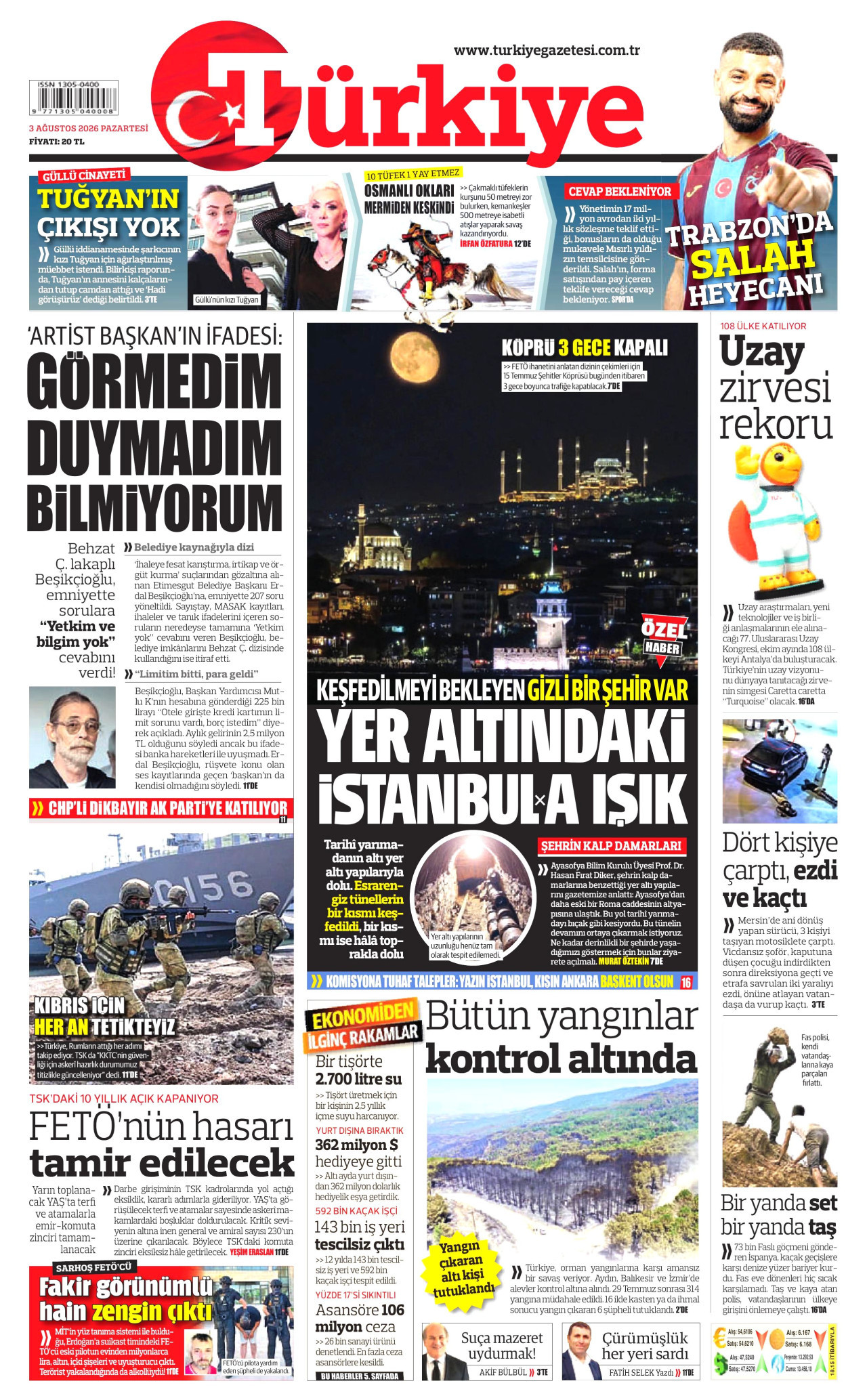 Gazeteler bugün ne yazdı? (3 Ağustos) - 3. fotoğraf