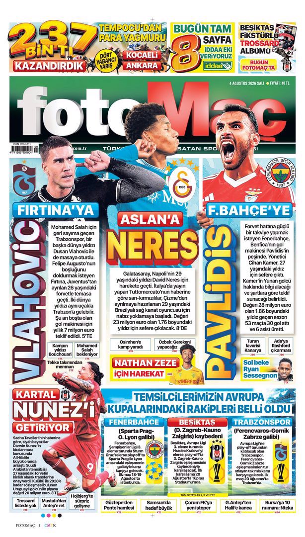 Salah Trabzon'a geliyor | Spor manşetleri - 14. fotoğraf
