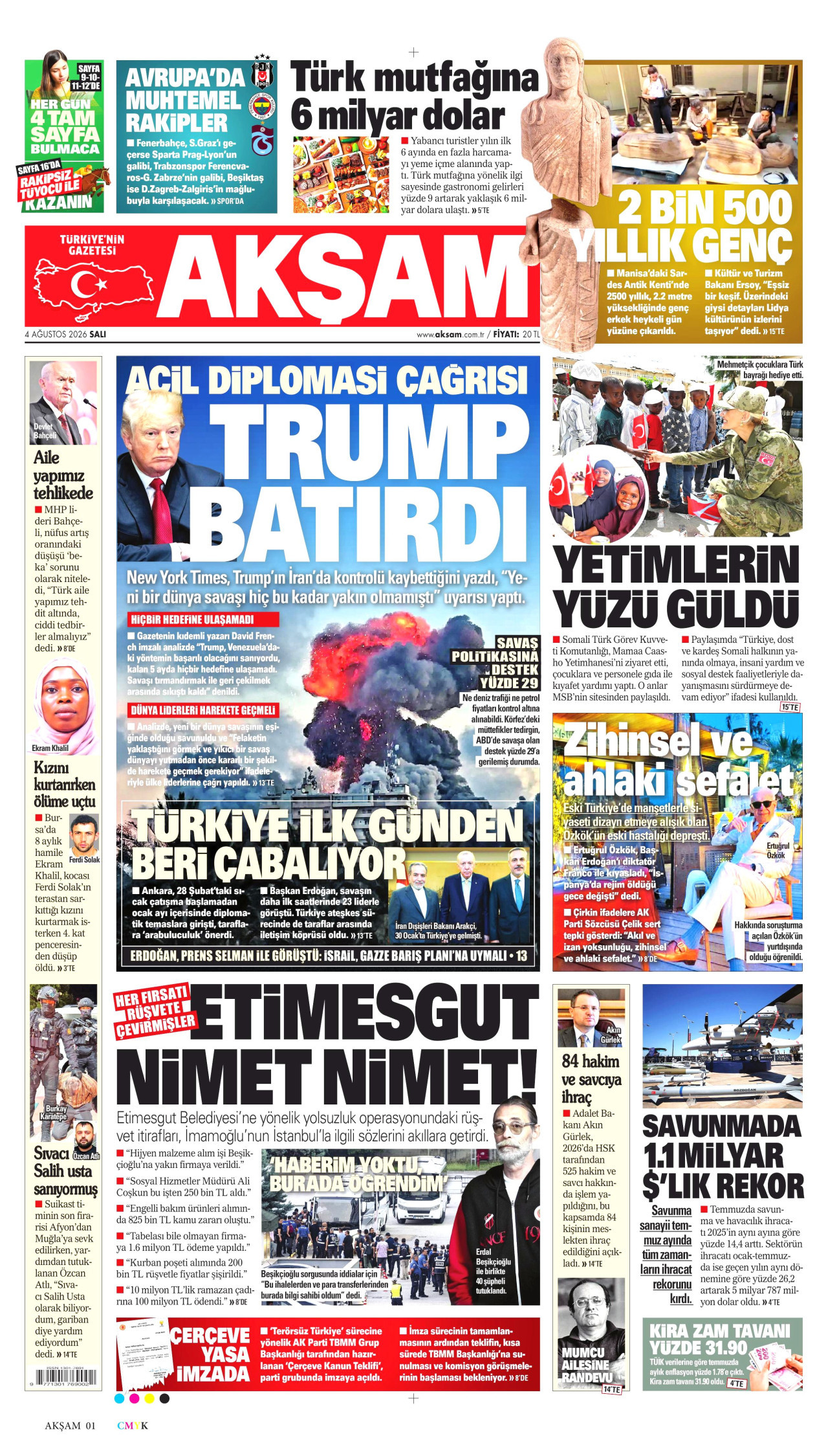 Gazeteler bugün ne yazdı? (4 Ağustos) - 6. fotoğraf