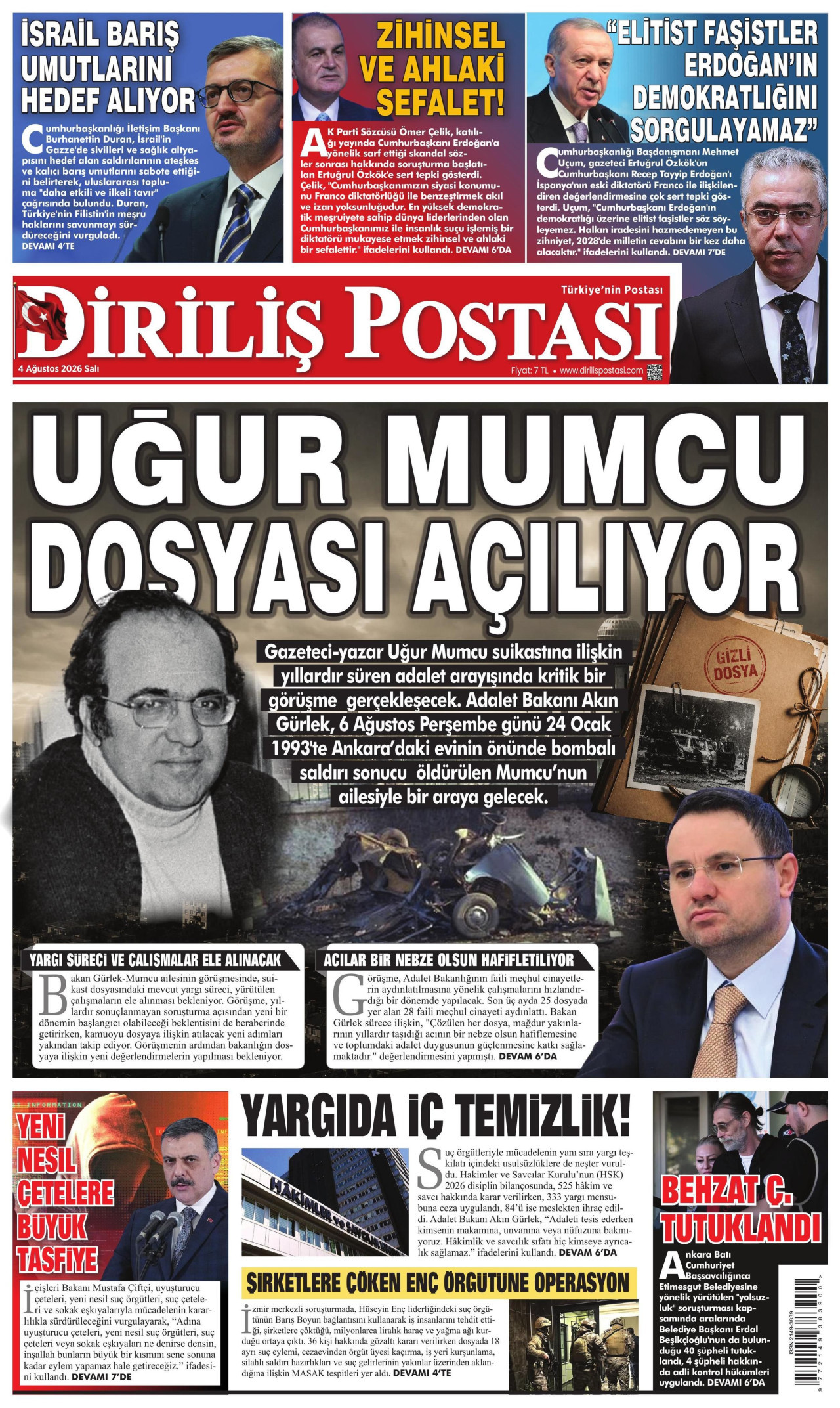 Gazeteler bugün ne yazdı? (4 Ağustos) - 4. fotoğraf
