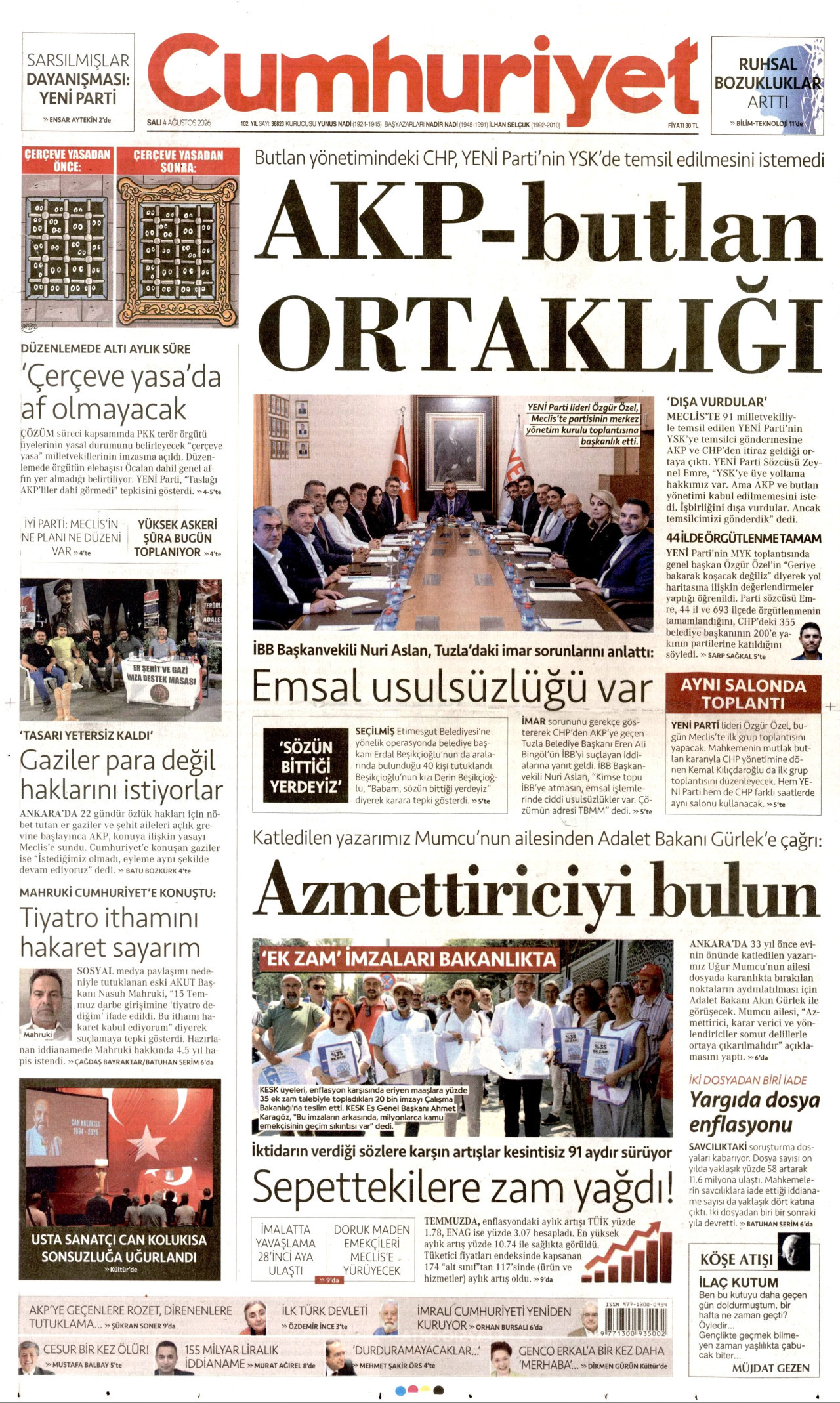Gazeteler bugün ne yazdı? (4 Ağustos) - 3. fotoğraf
