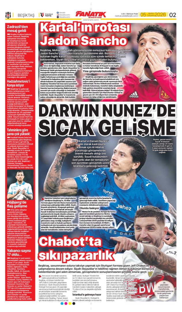 Fırtına koptu, Salah Trabzon'da | Spor manşetleri  - 3. fotoğraf