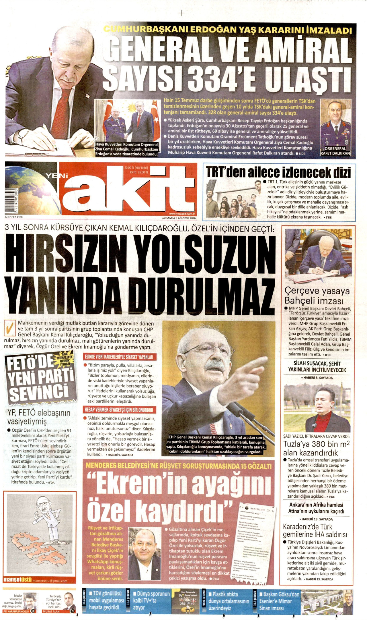 Gazeteler bugün ne yazdı? (5 Ağustos) - 8. fotoğraf