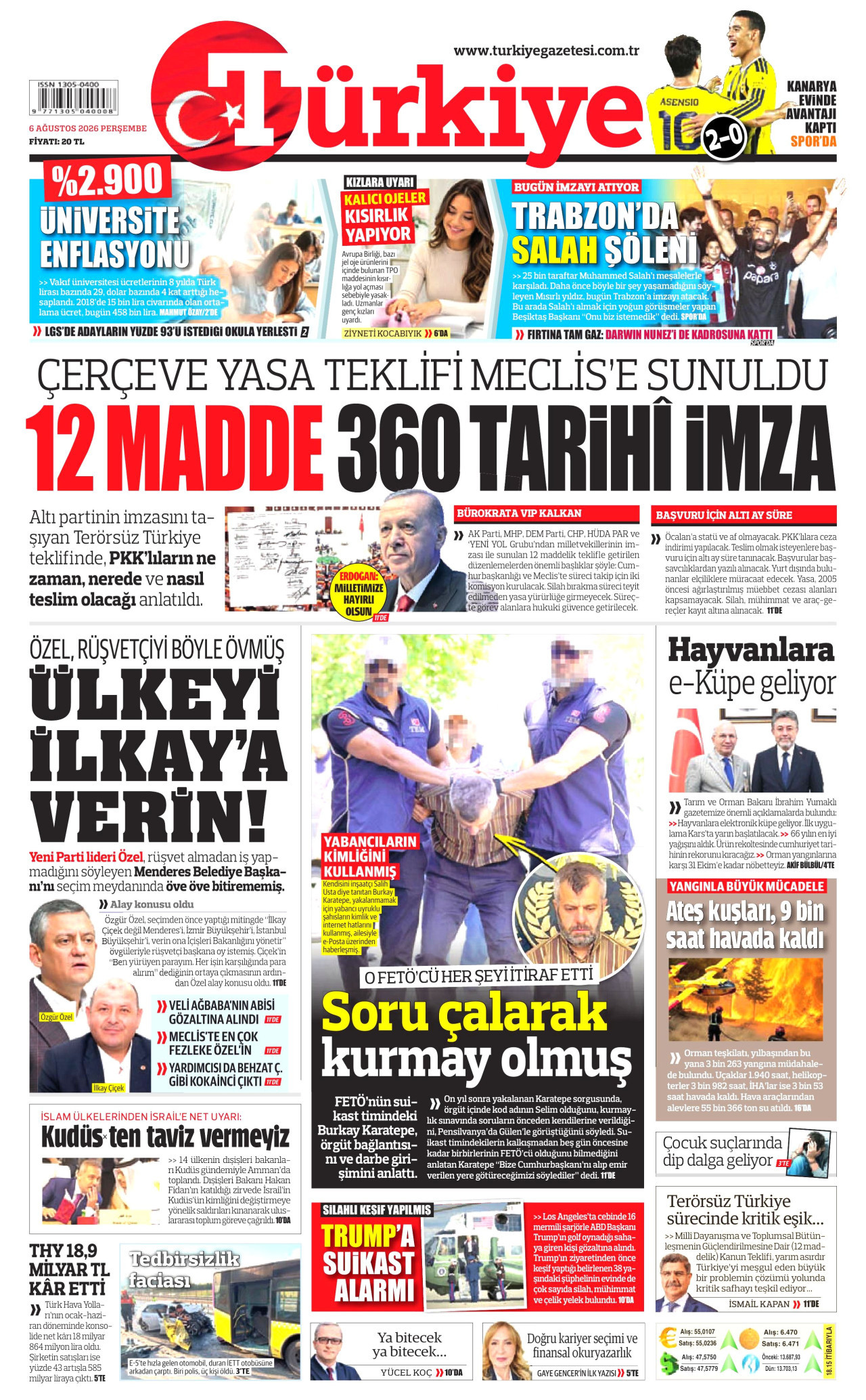 Gazeteler bugün ne yazdı? (6 Ağustos) - 3. fotoğraf