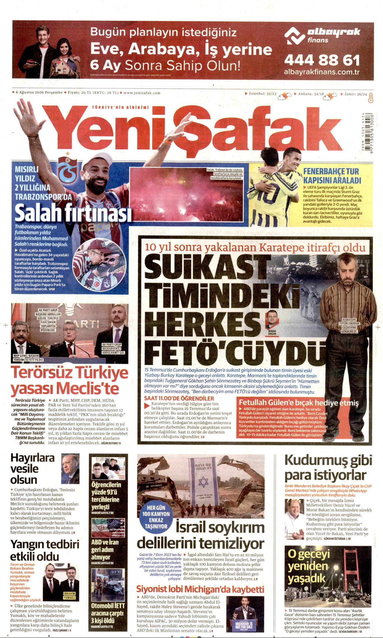Gazeteler bugün ne yazdı? (6 Ağustos) - 9. fotoğraf