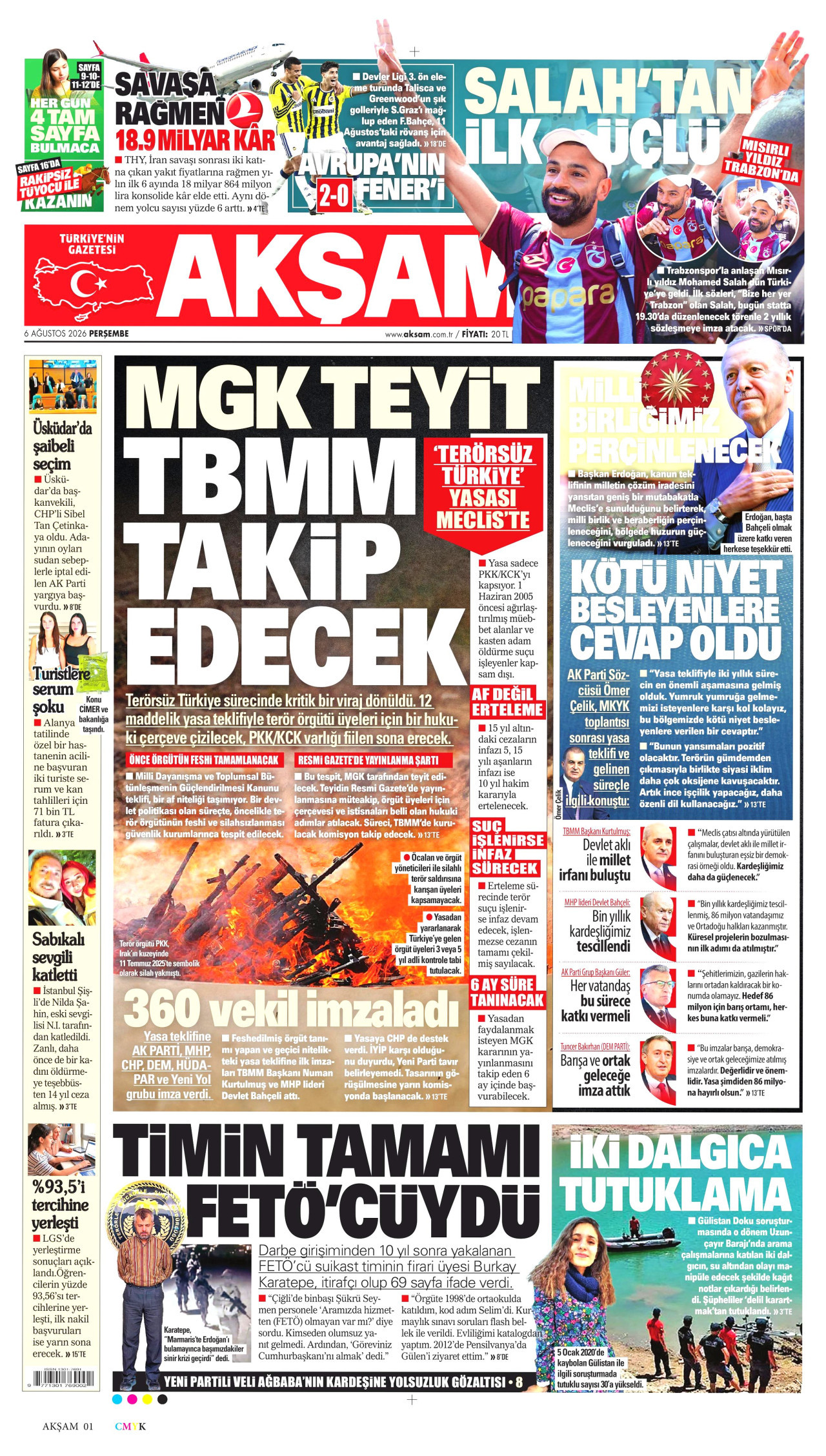Gazeteler bugün ne yazdı? (6 Ağustos) - 7. fotoğraf