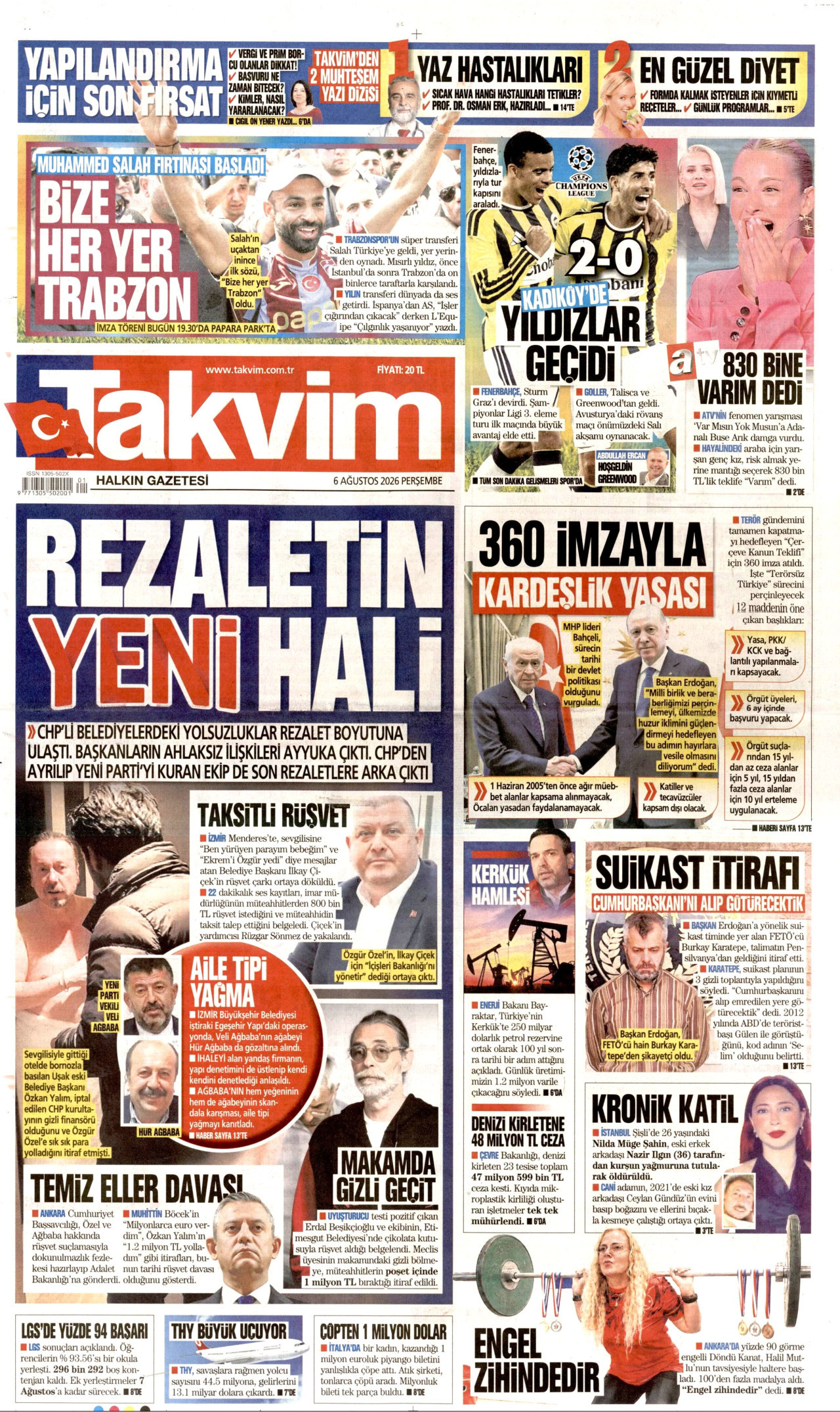 Gazeteler bugün ne yazdı? (6 Ağustos) - 10. fotoğraf