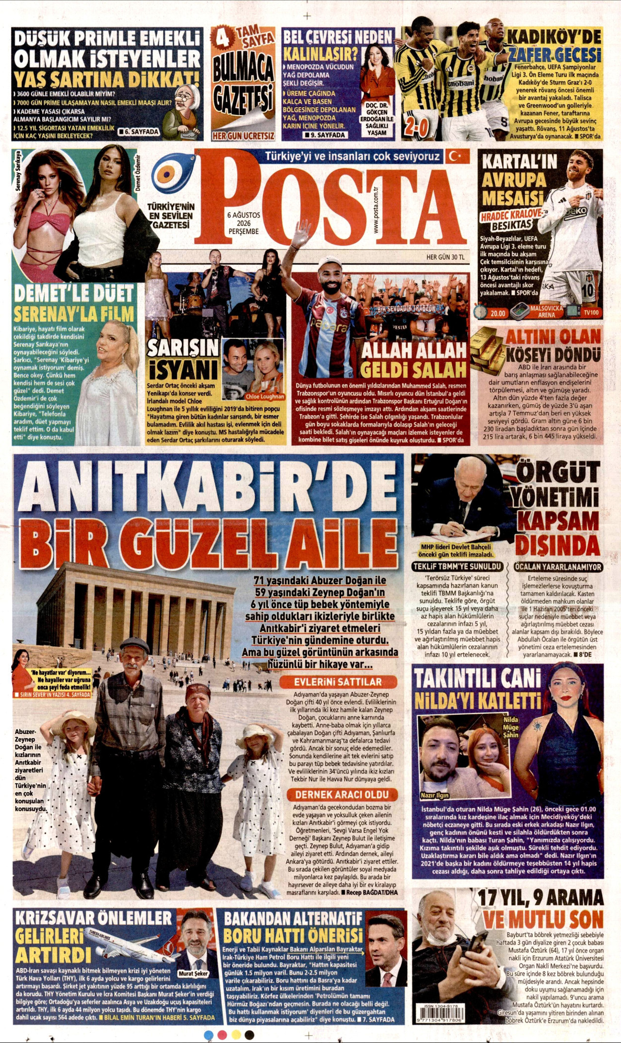 Gazeteler bugün ne yazdı? (6 Ağustos) - 11. fotoğraf