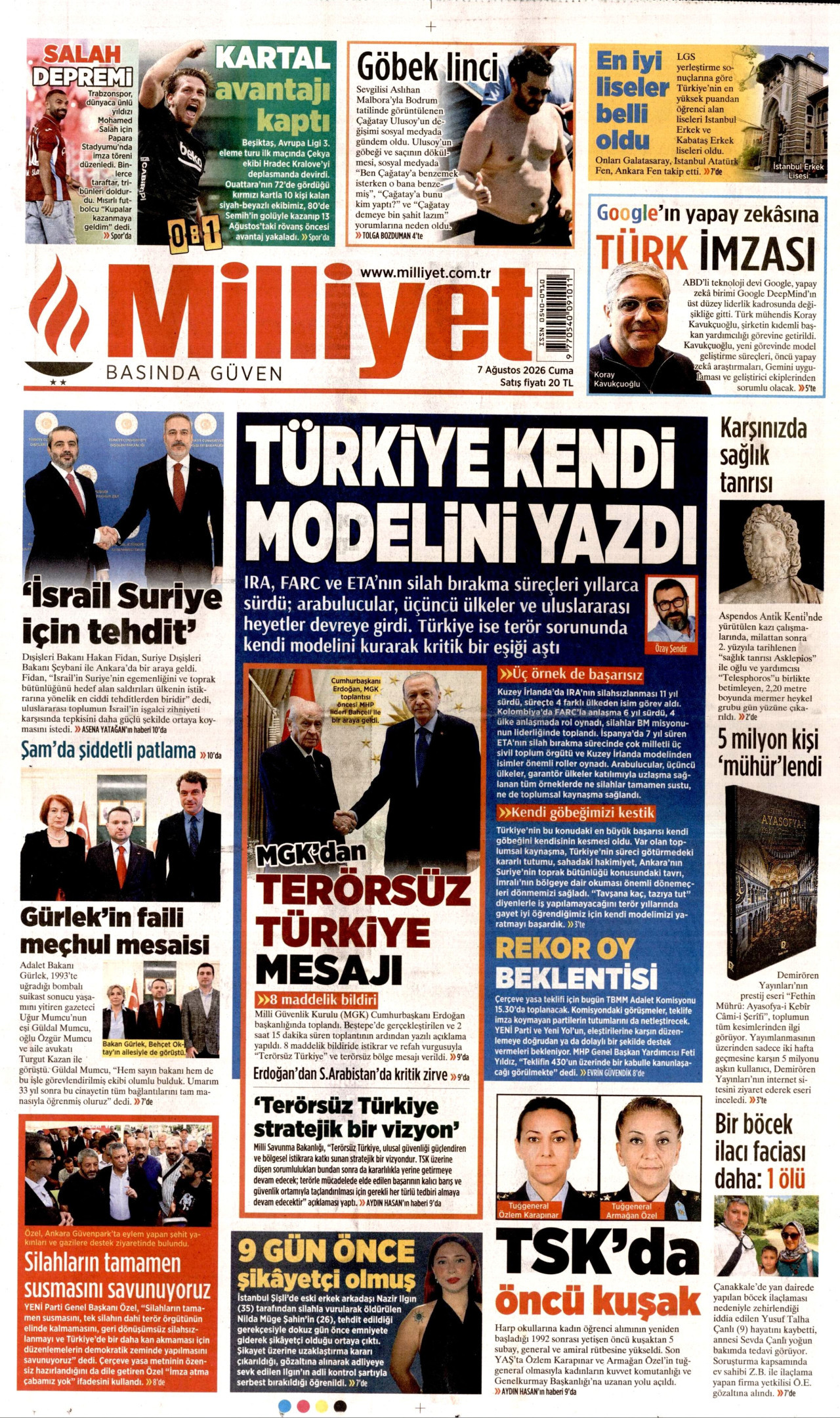 Gazeteler bugün ne yazdı? (7 Ağustos) - 11. fotoğraf