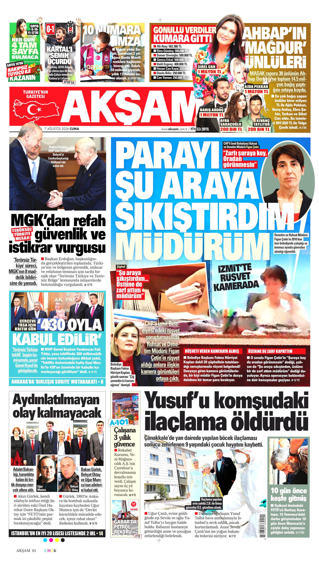 Gazeteler bugün ne yazdı? (7 Ağustos) - 9. fotoğraf
