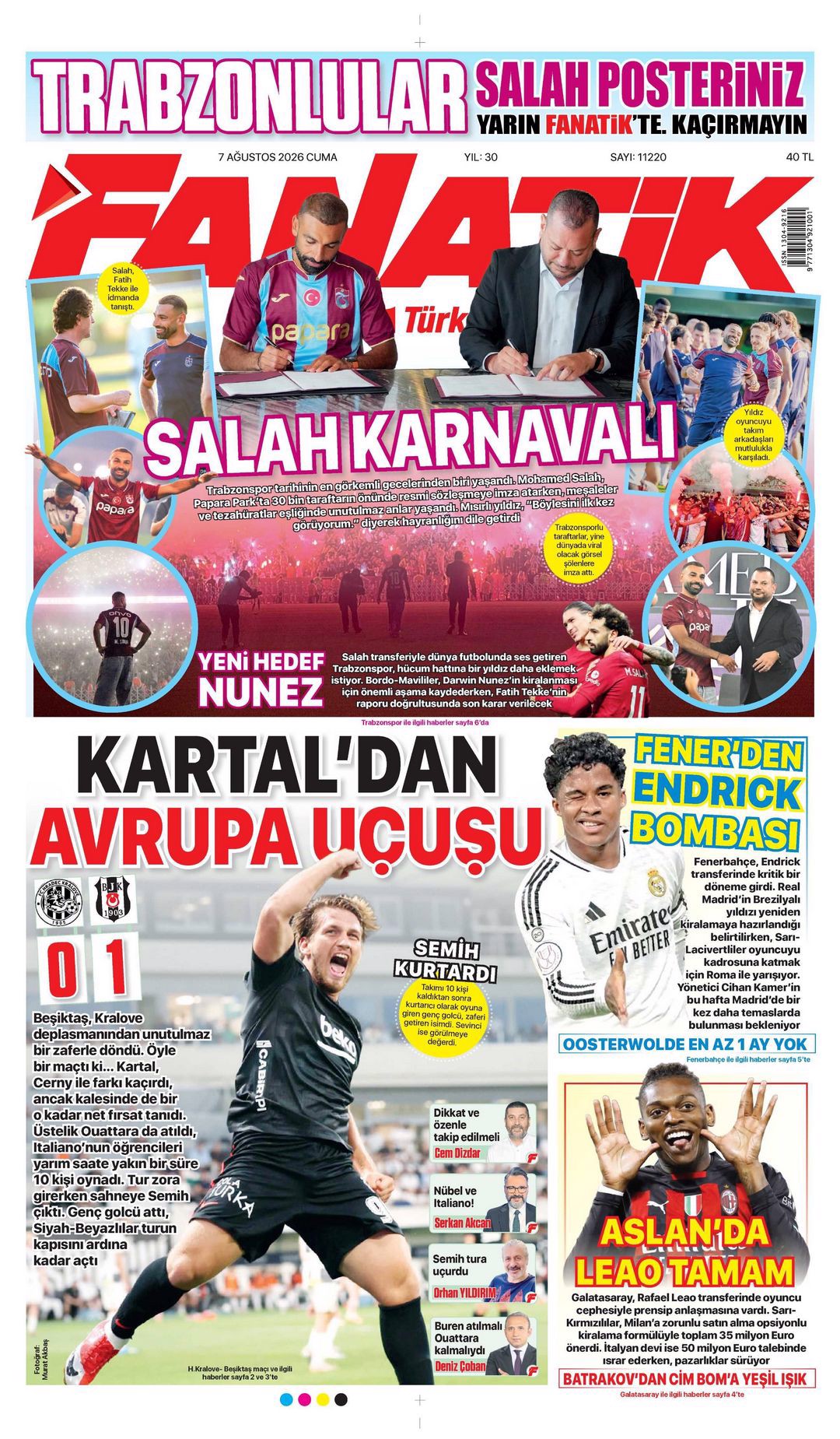 Leao Aslan oluyor | Spor manşetleri - 2. fotoğraf