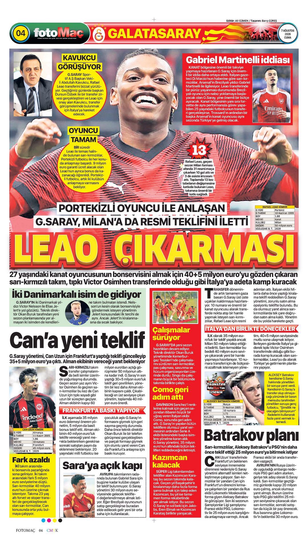 Leao Aslan oluyor | Spor manşetleri - 12. fotoğraf