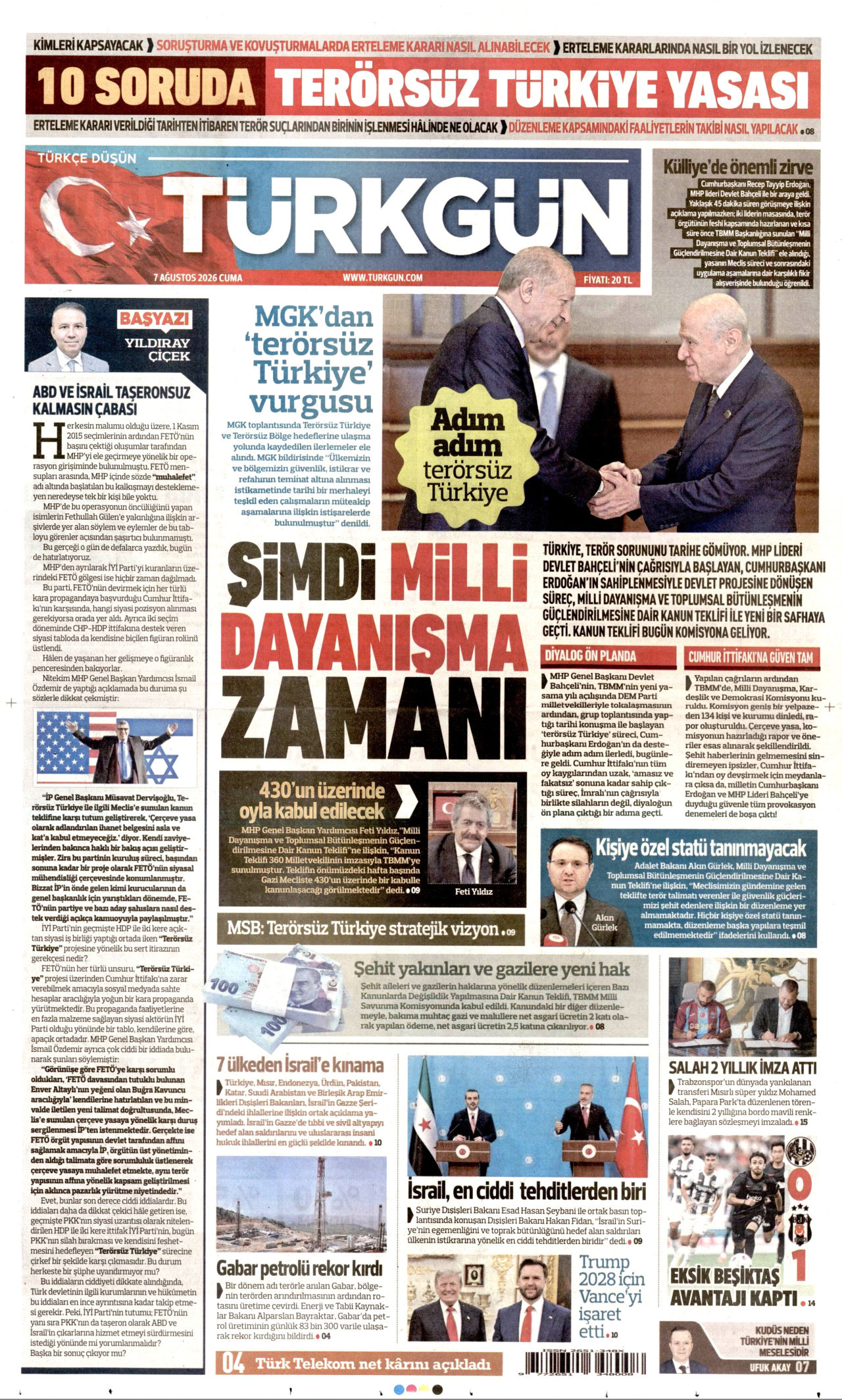Gazeteler bugün ne yazdı? (7 Ağustos) - 14. fotoğraf