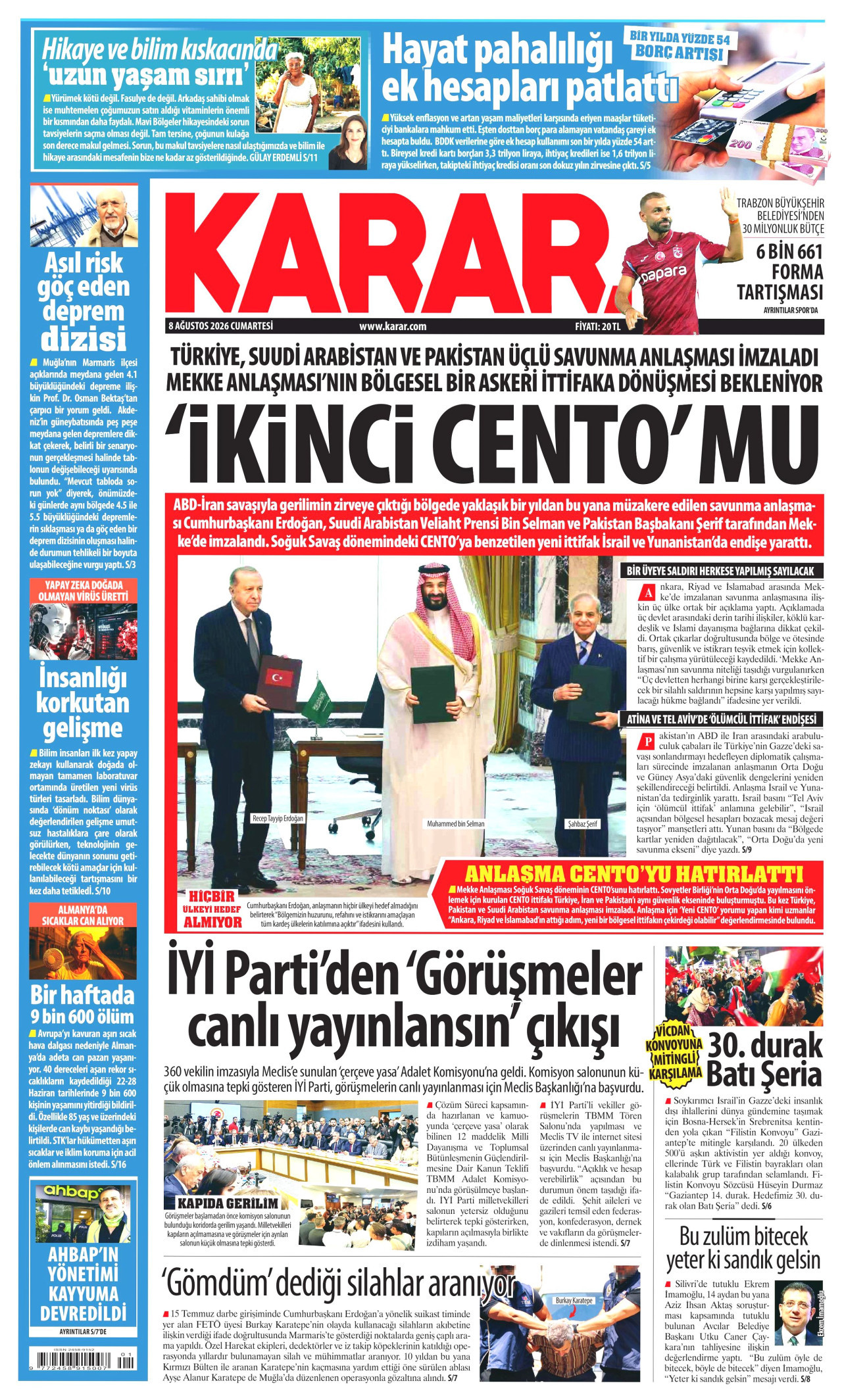 Gazeteler bugün ne yazdı? (8 Ağustos) - 6. fotoğraf