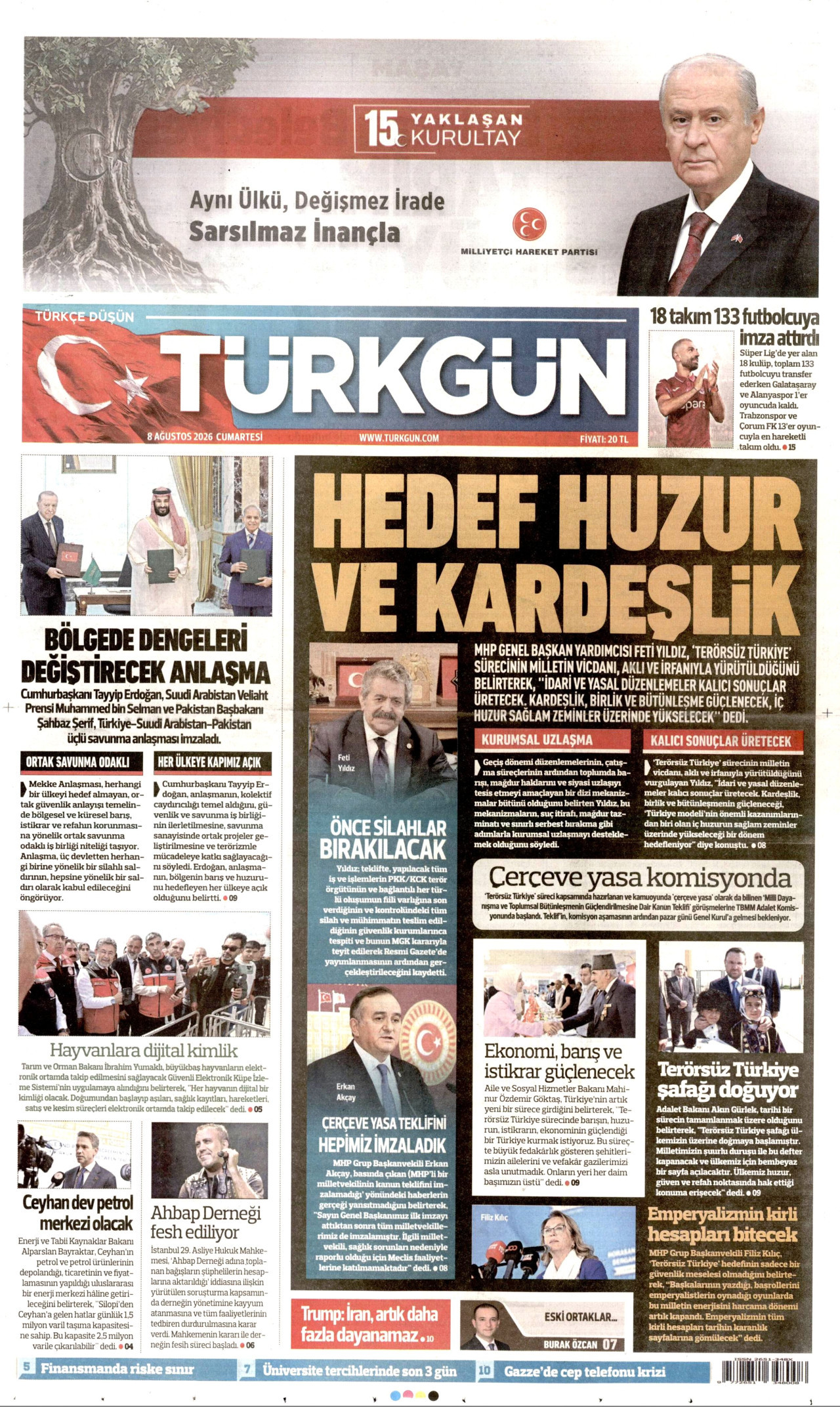 Gazeteler bugün ne yazdı? (8 Ağustos) - 7. fotoğraf