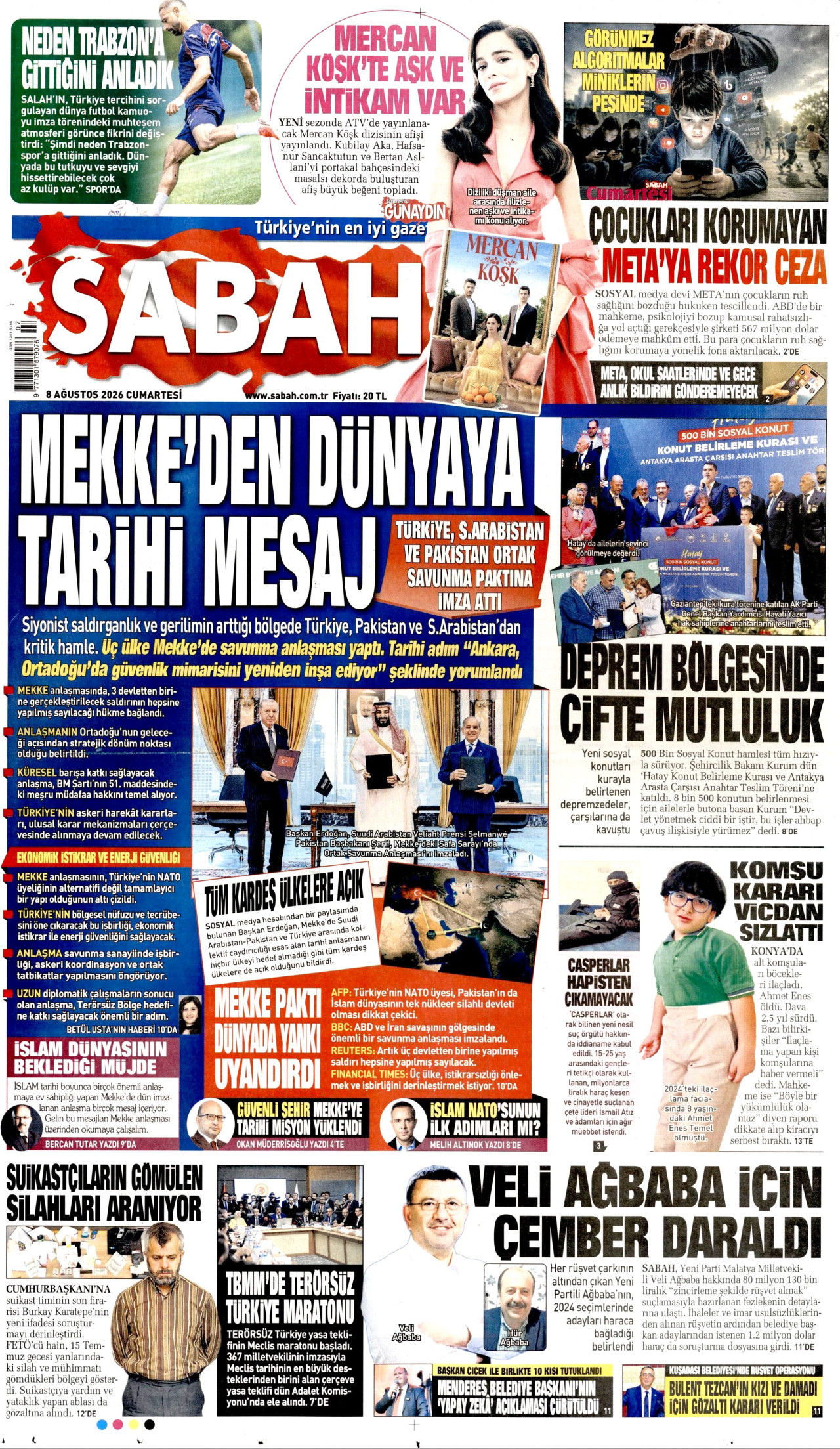 Gazeteler bugün ne yazdı? (8 Ağustos) - 9. fotoğraf