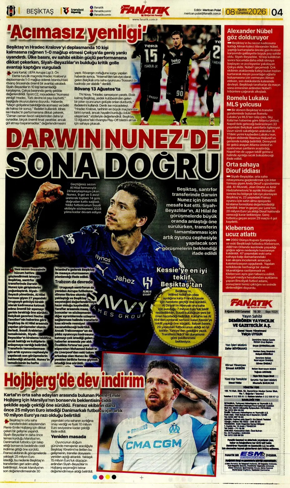 Salah Türkiye'de devrim yapar! Spor basını bugün ne yazdı? (8 Ağustos) - 11. fotoğraf