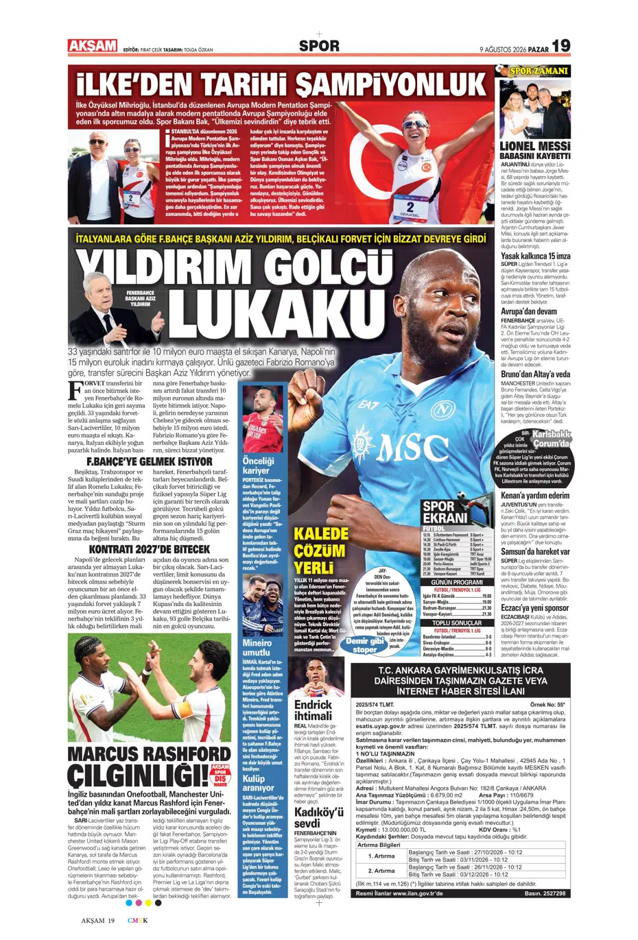 Lukaku'dan yeşil ışık | Spor manşetleri - 1. fotoğraf