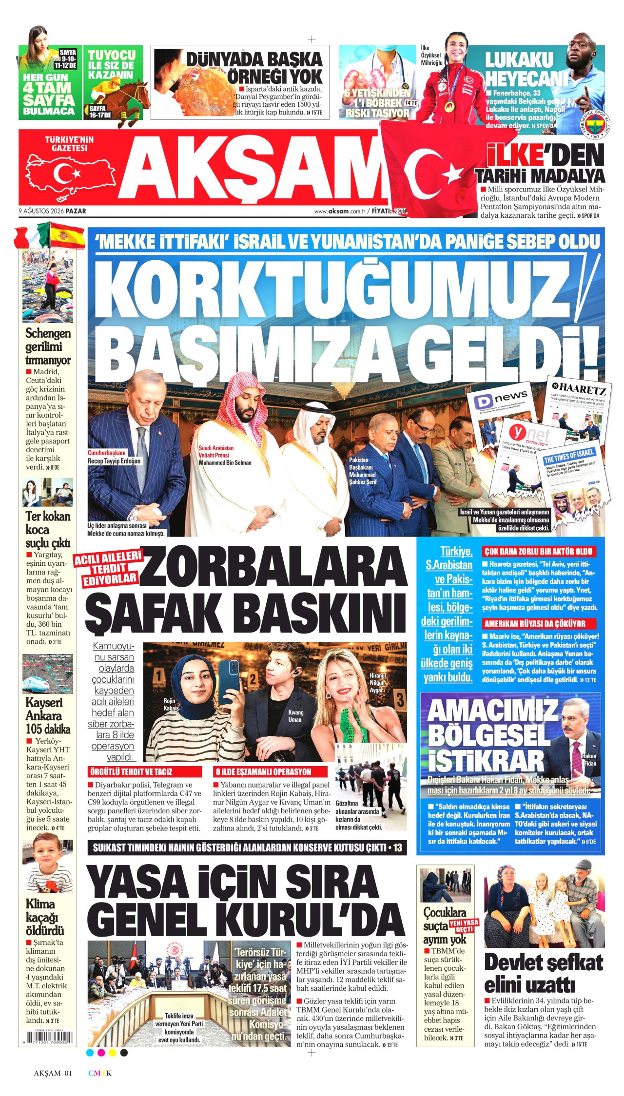Gazeteler bugün ne yazdı? (9 Ağustos) - 9. fotoğraf