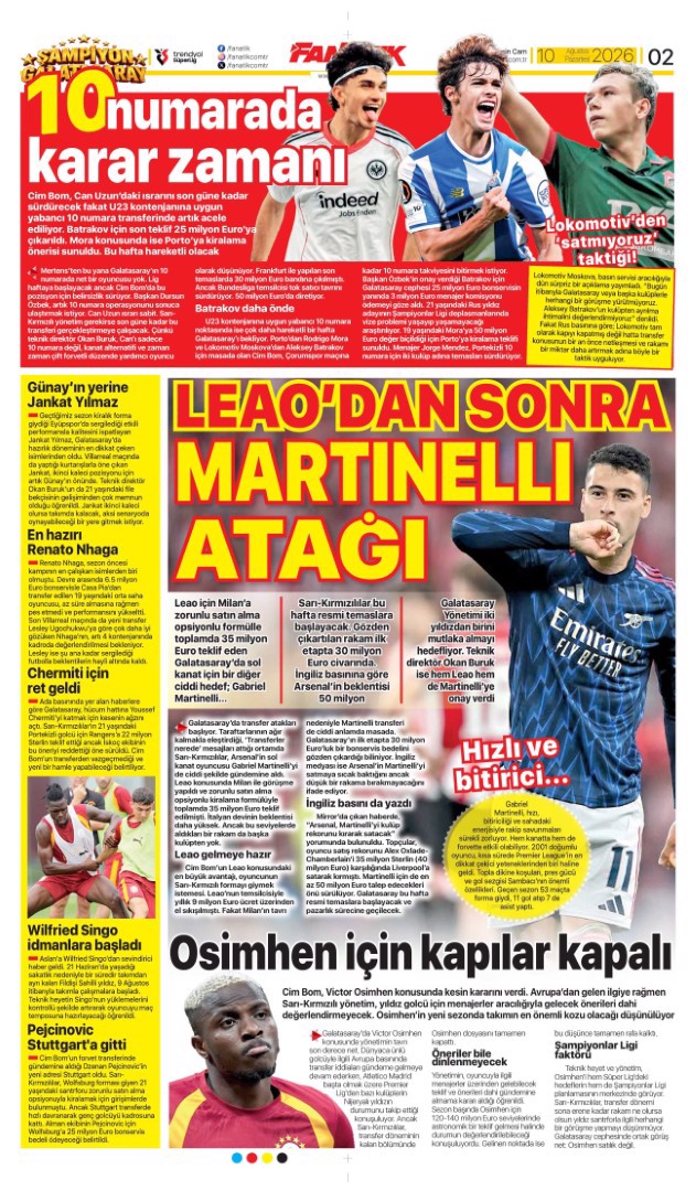 Lukaku Kadıköy yolunda | Spor manşetleri  - 14. fotoğraf