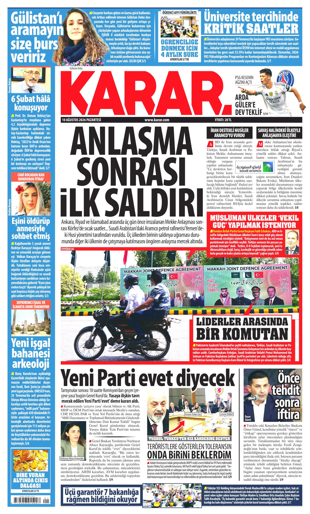 Gazeteler bugün ne yazdı? (10 Ağustos) - 10. fotoğraf