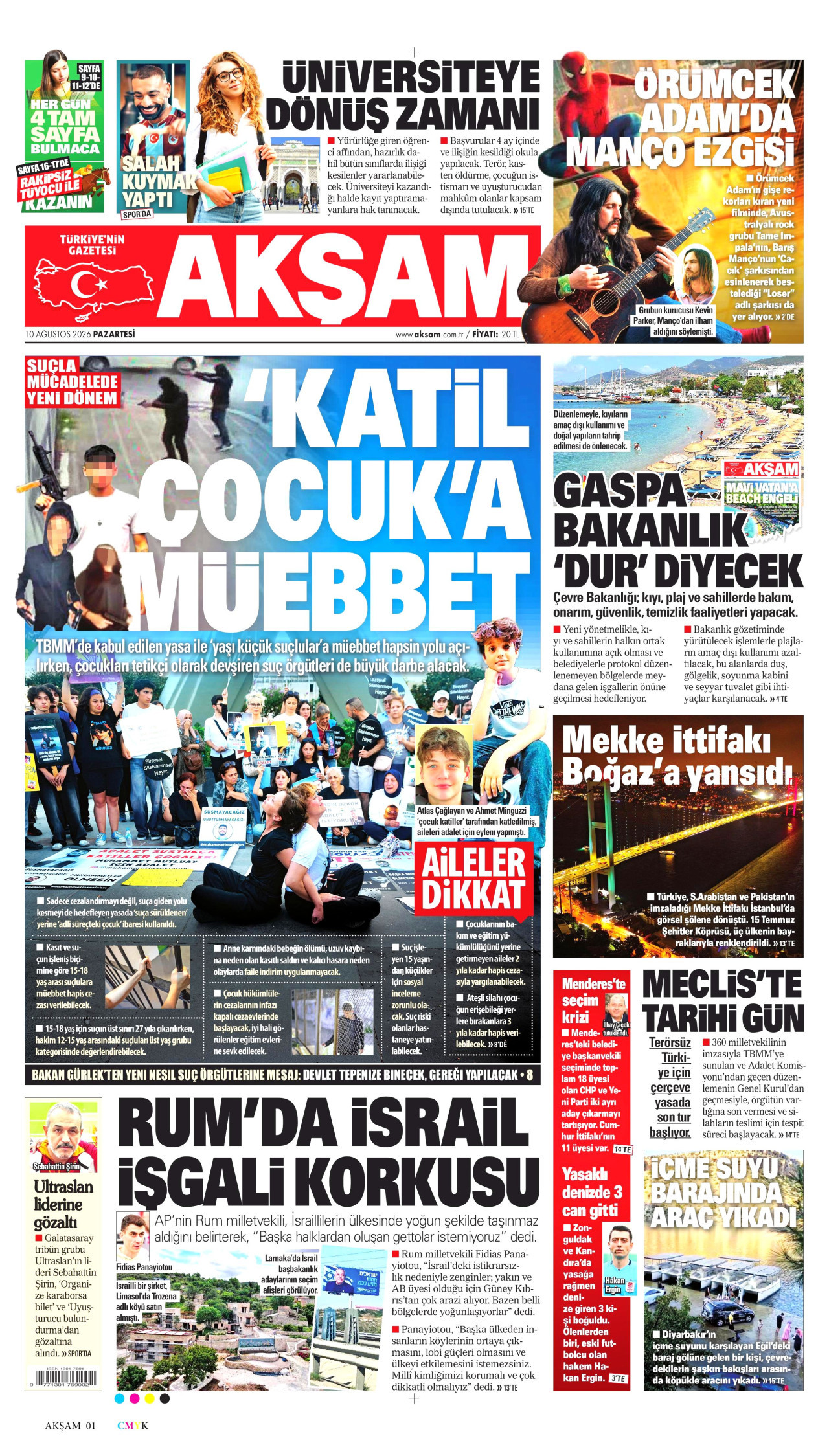 Gazeteler bugün ne yazdı? (10 Ağustos) - 6. fotoğraf