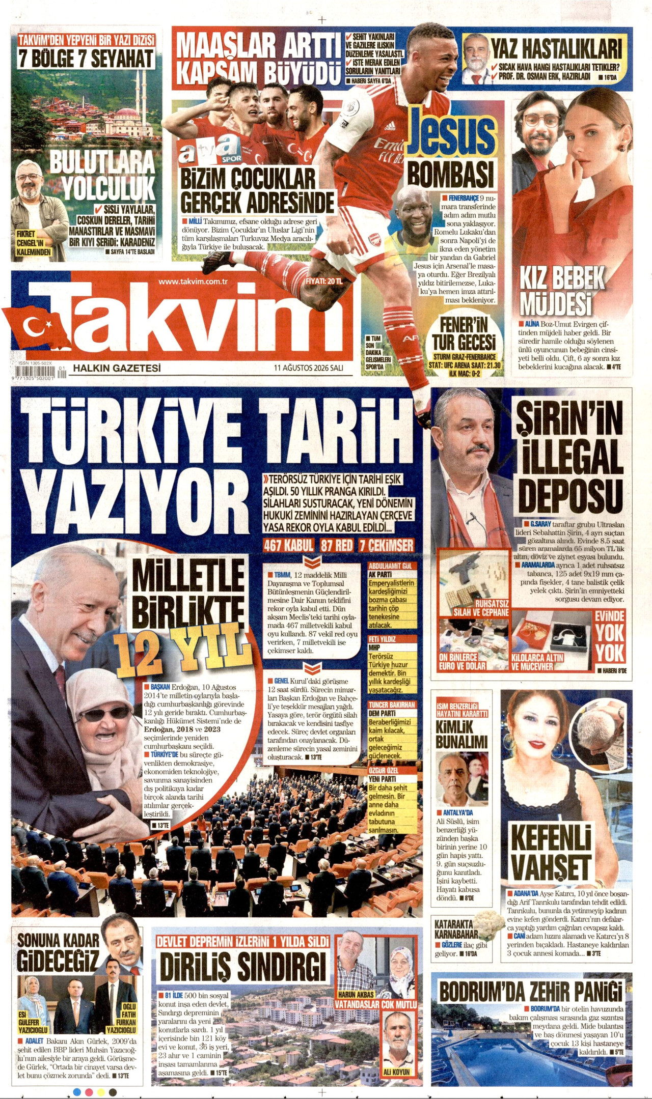 Gazeteler bugün ne yazdı? (11 Ağustos) - 10. fotoğraf