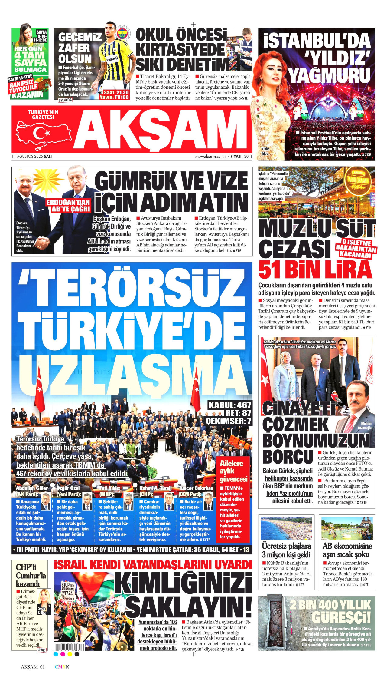 Gazeteler bugün ne yazdı? (11 Ağustos) - 9. fotoğraf