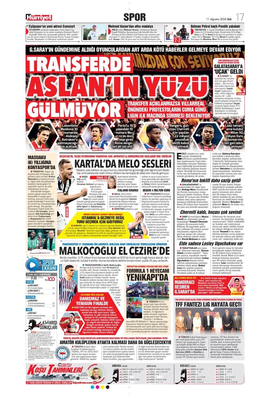 Salah'ın 7 harikası! Spor basını bugün ne yazdı? (11 Ağustos) - 4. fotoğraf