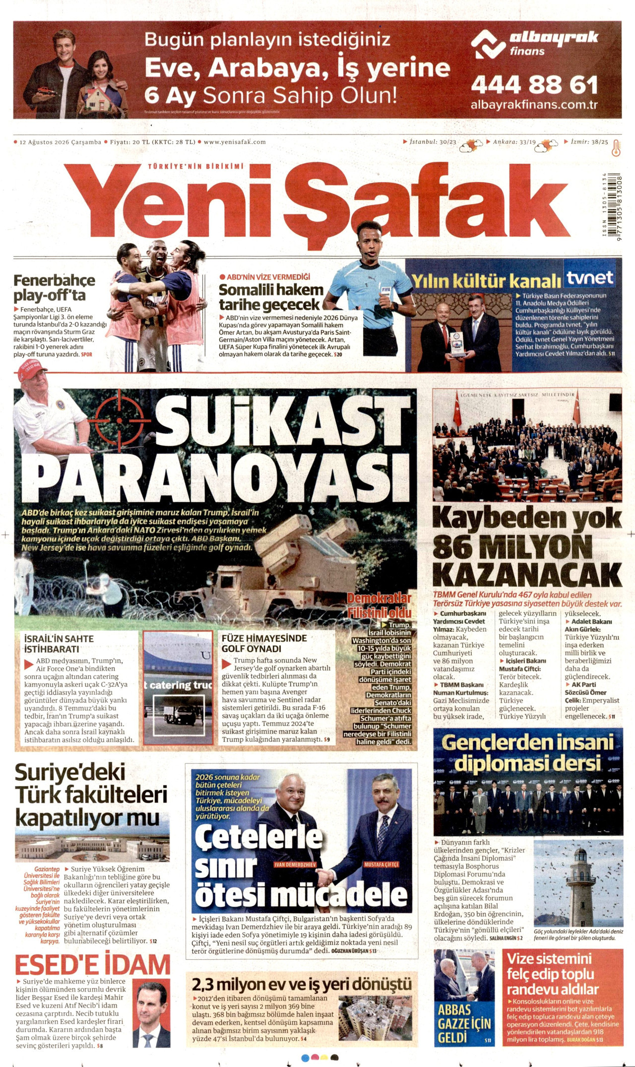 Gazeteler bugün ne yazdı? (12 Ağustos) - 6. fotoğraf