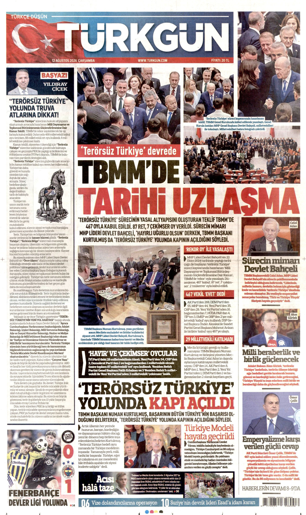 Gazeteler bugün ne yazdı? (12 Ağustos) - 9. fotoğraf