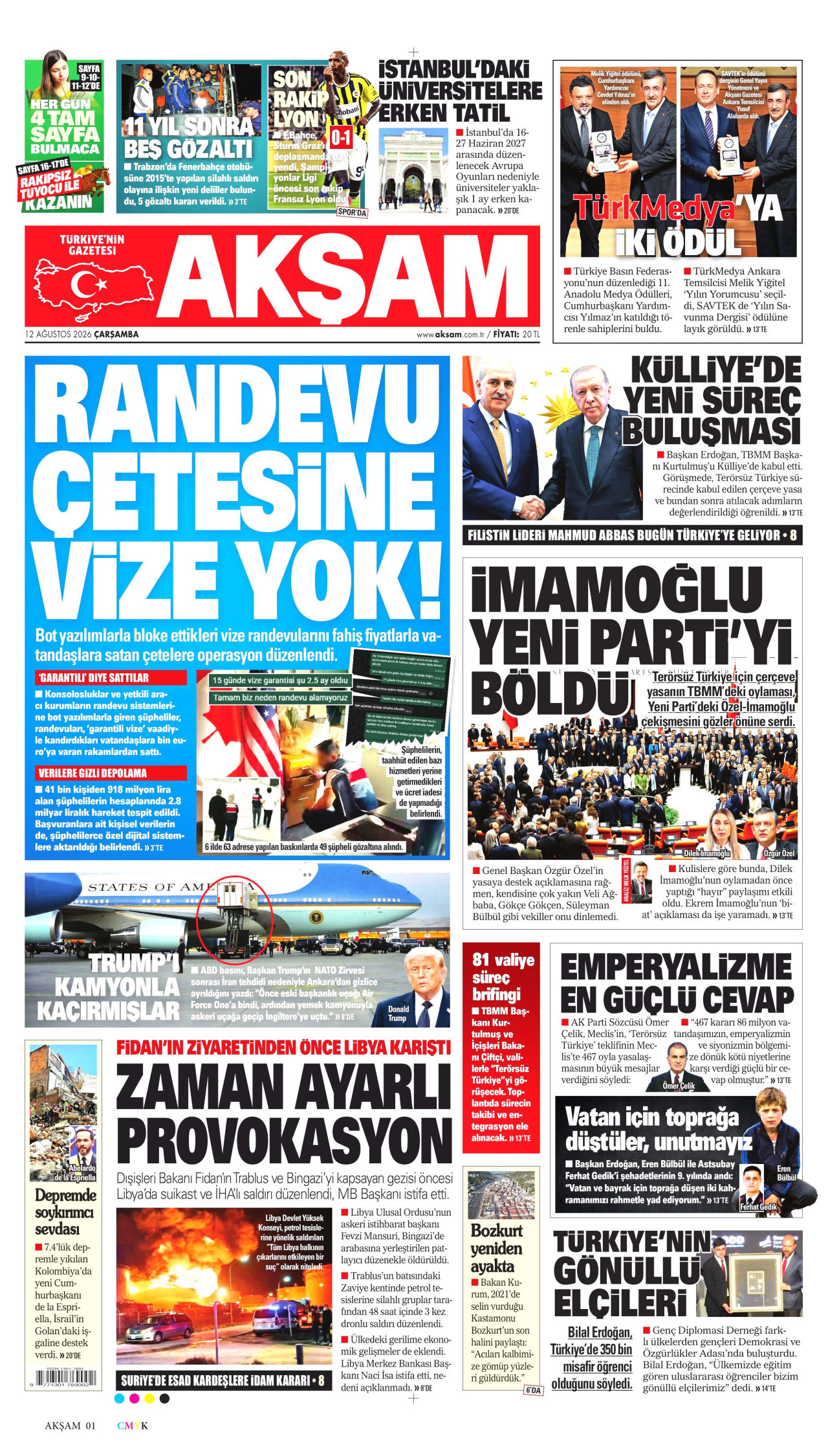 Gazeteler bugün ne yazdı? (12 Ağustos) - 10. fotoğraf