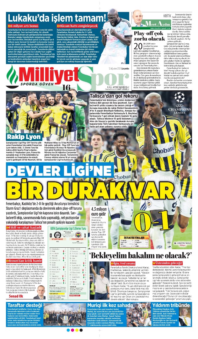 ResiTalisca | Spor manşetleri - 1. fotoğraf