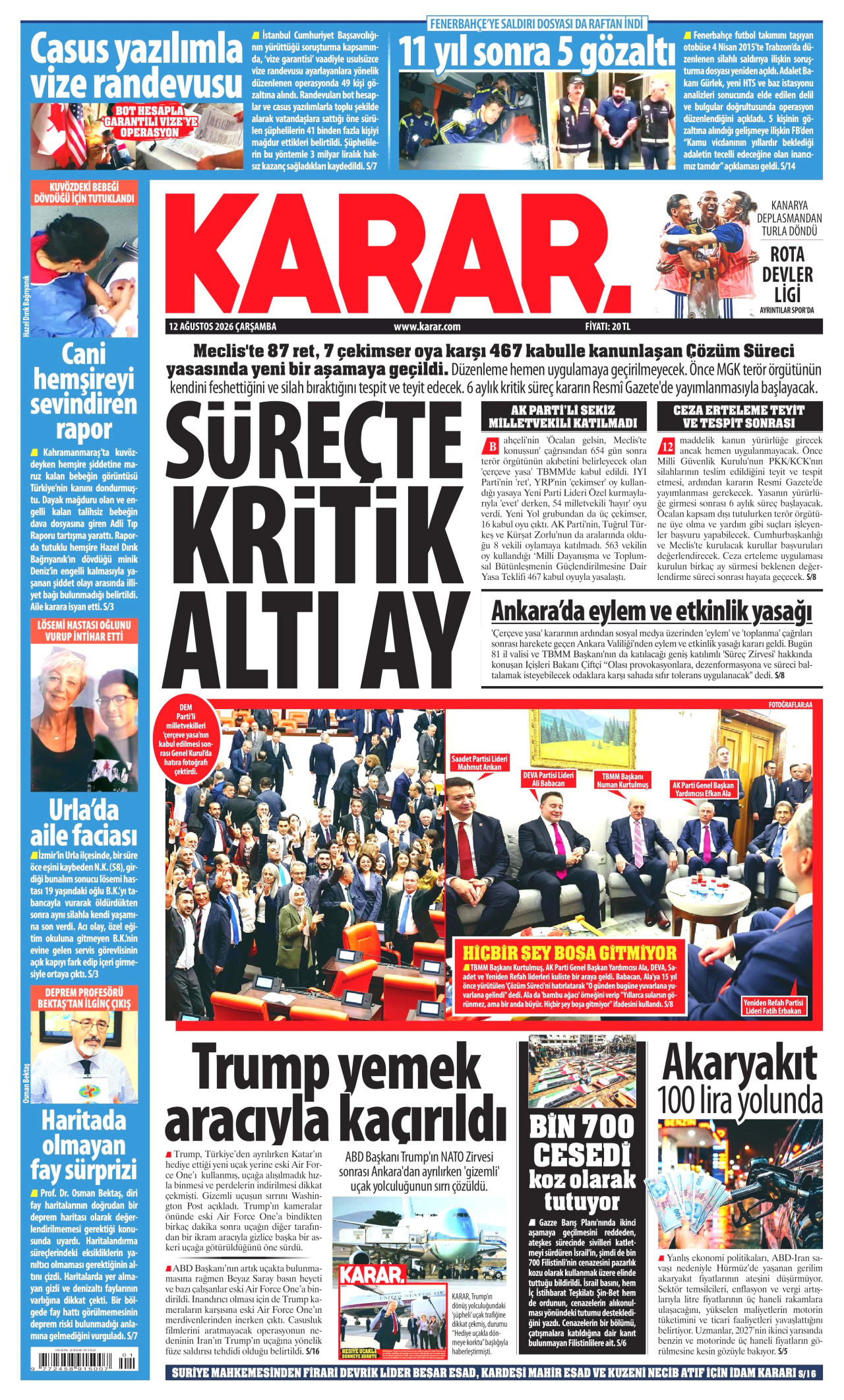 Gazeteler bugün ne yazdı? (12 Ağustos) - 5. fotoğraf
