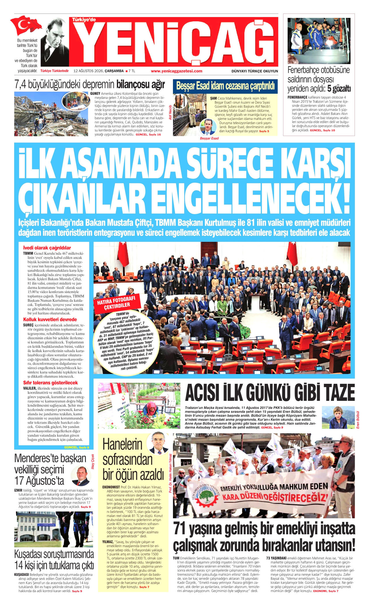 Gazeteler bugün ne yazdı? (12 Ağustos) - 8. fotoğraf