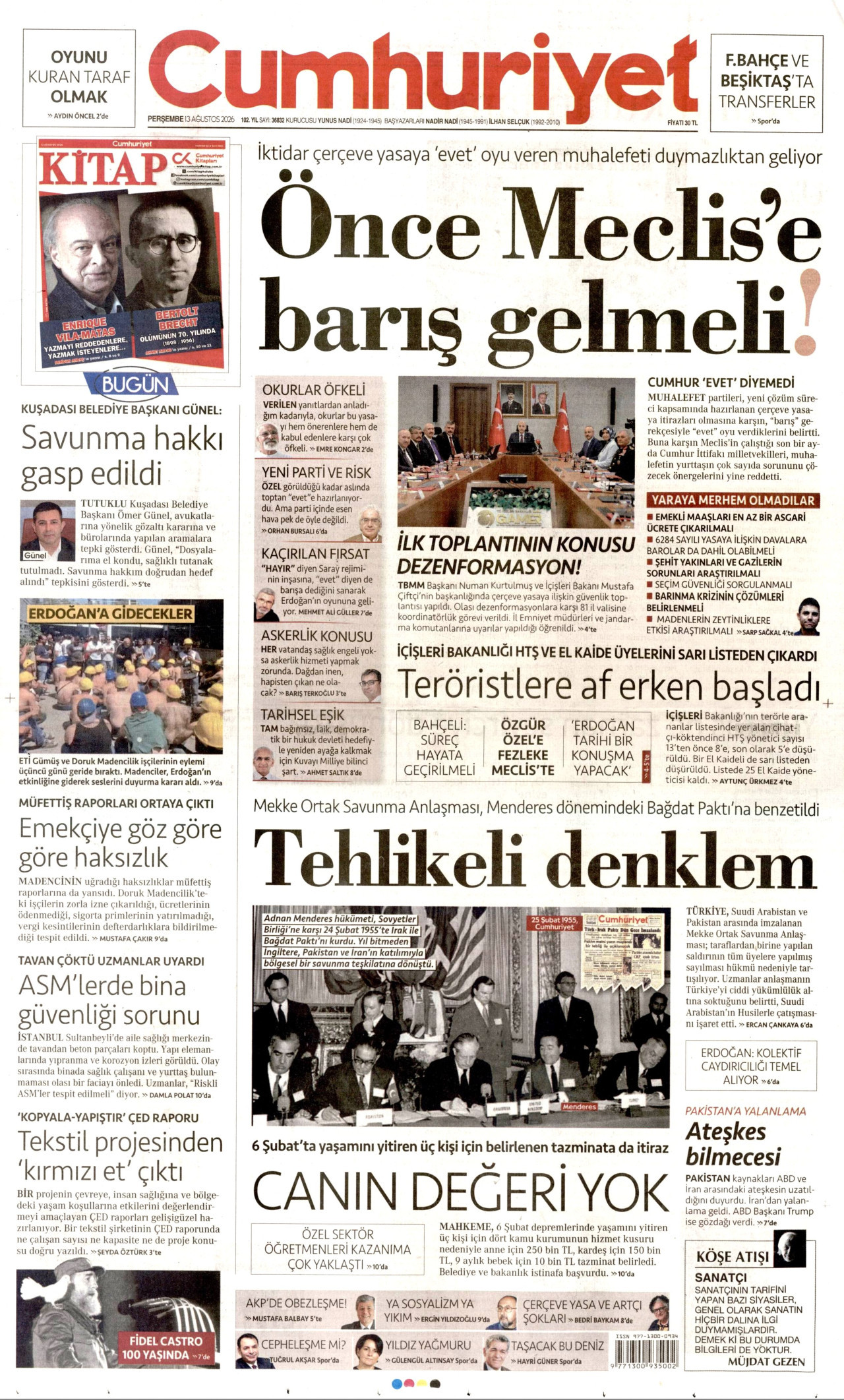 Gazeteler bugün ne yazdı? (13 Ağustos) - 3. fotoğraf