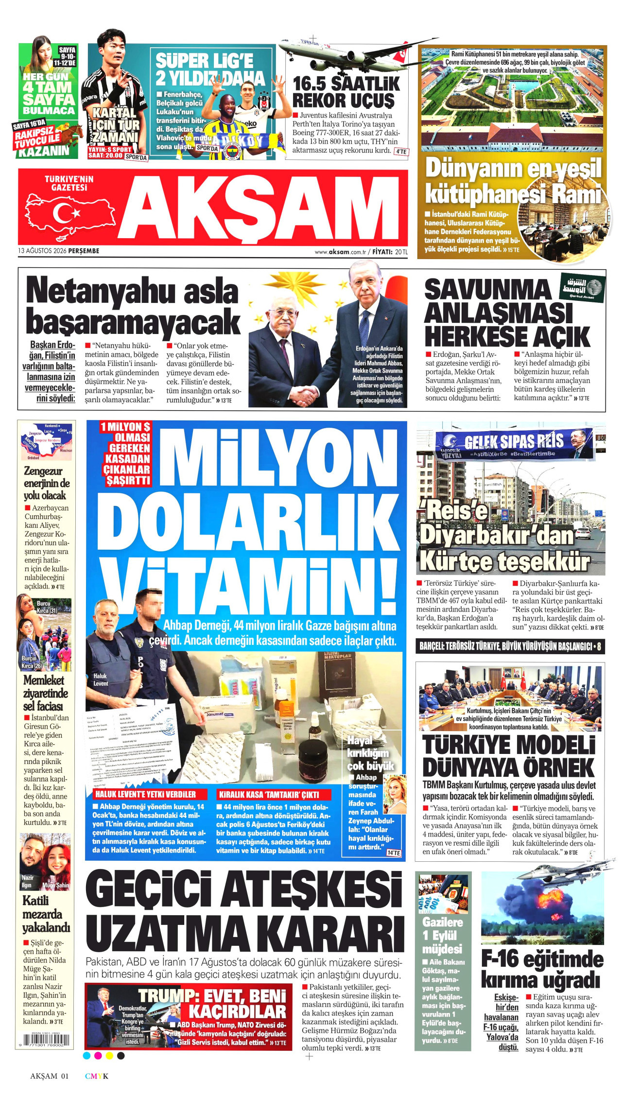 Gazeteler bugün ne yazdı? (13 Ağustos) - 5. fotoğraf
