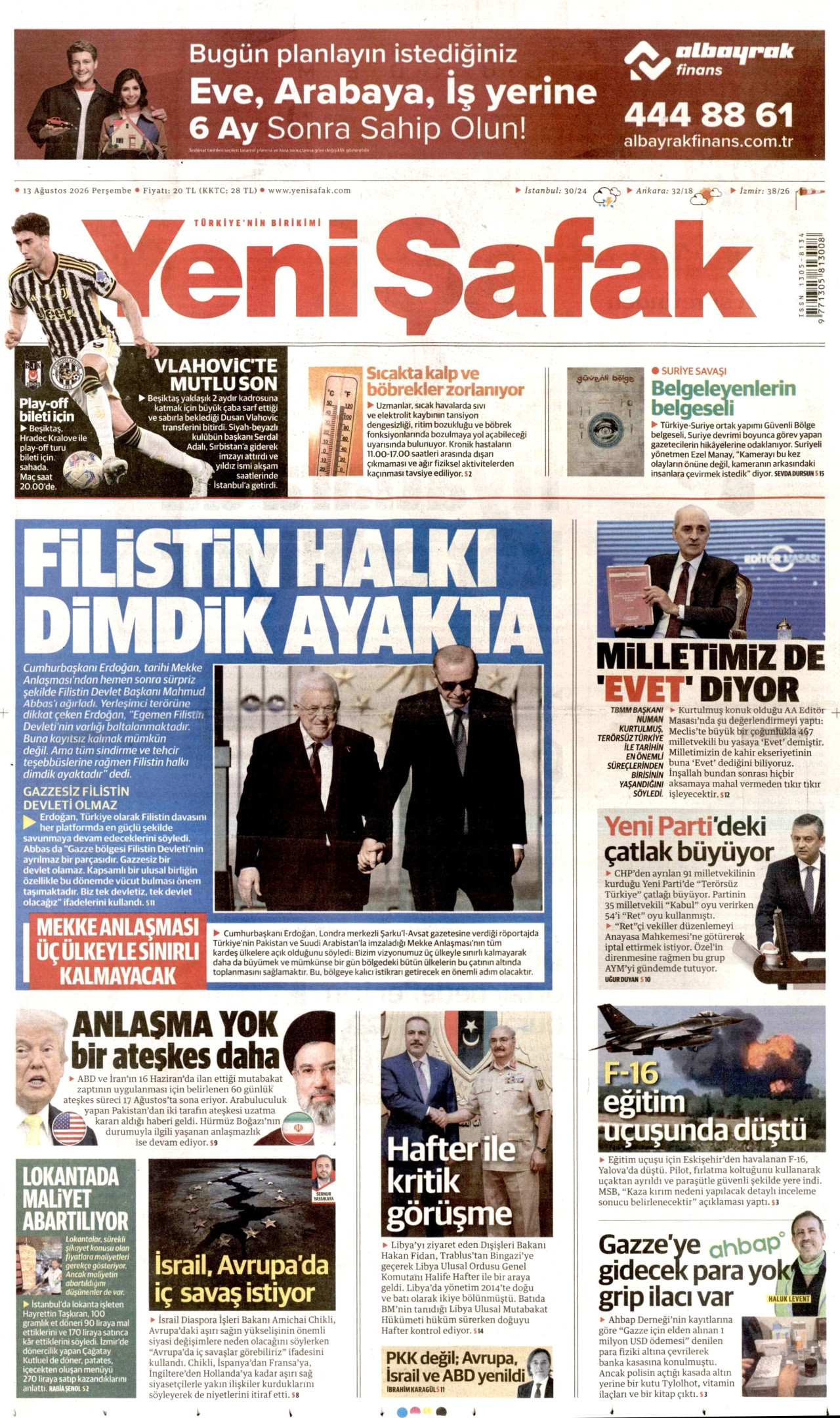 Gazeteler bugün ne yazdı? (13 Ağustos) - 4. fotoğraf