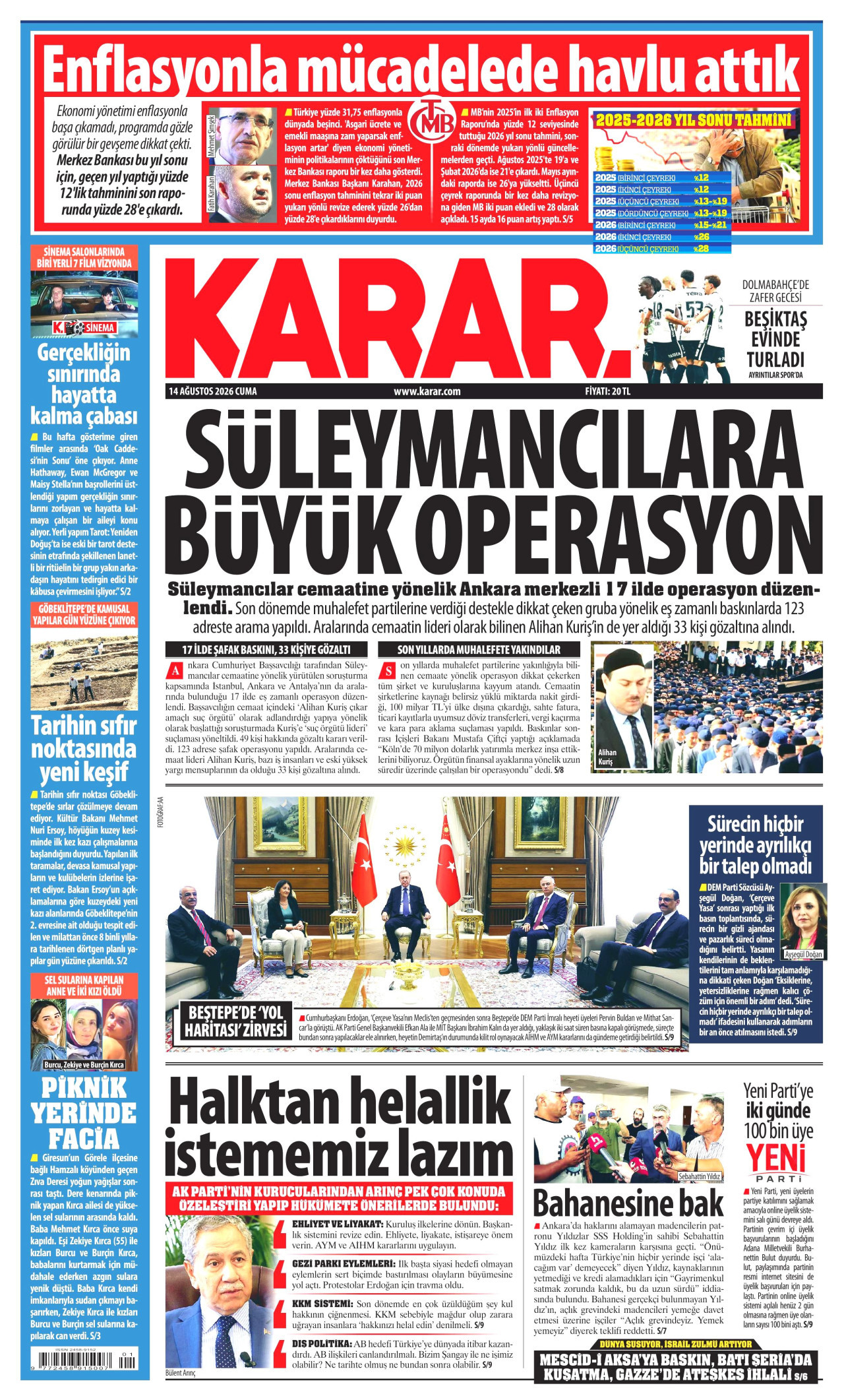 Gazeteler bugün ne yazdı? (14 Ağustos) - 6. fotoğraf