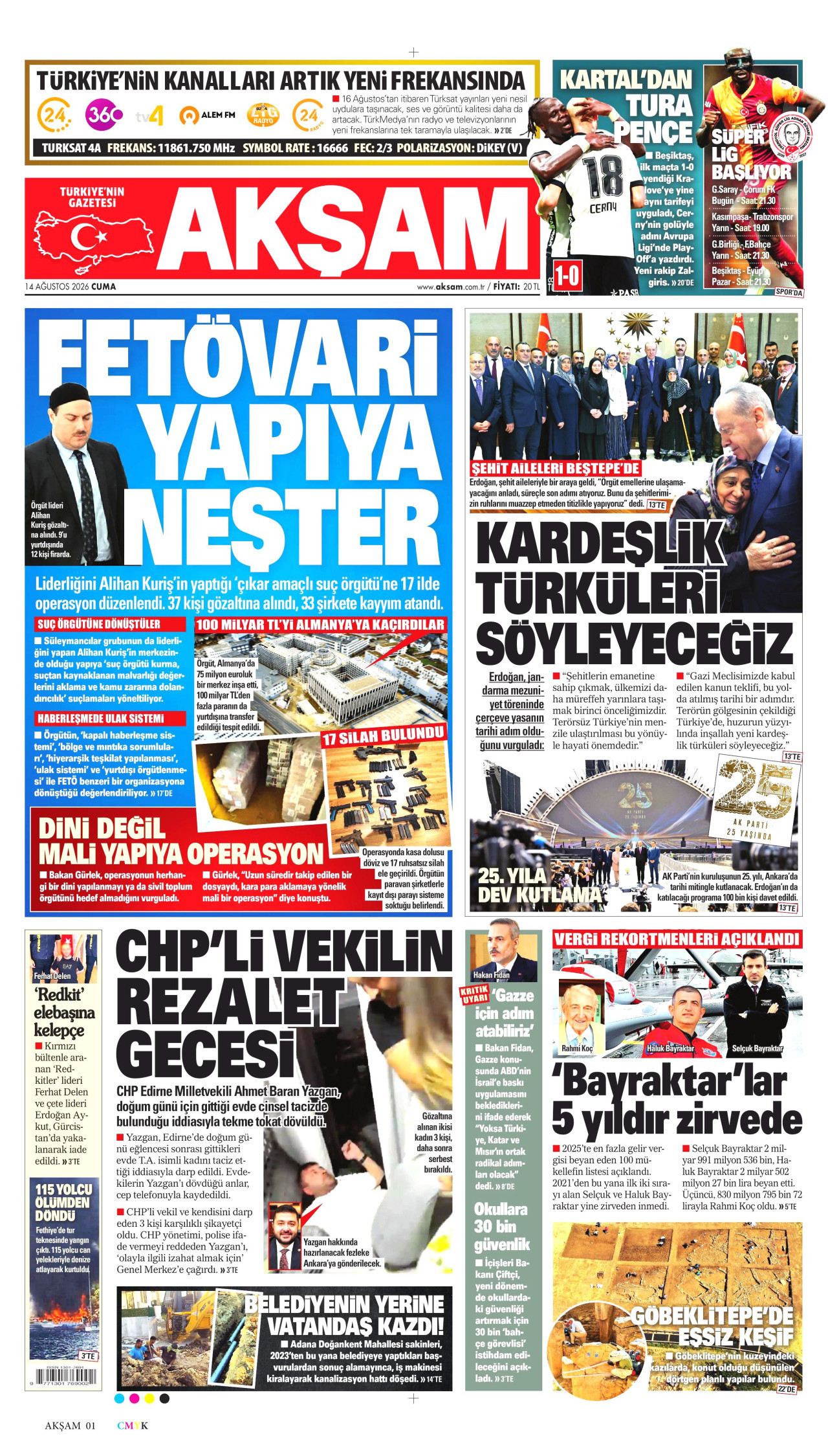 Gazeteler bugün ne yazdı? (14 Ağustos) - 7. fotoğraf