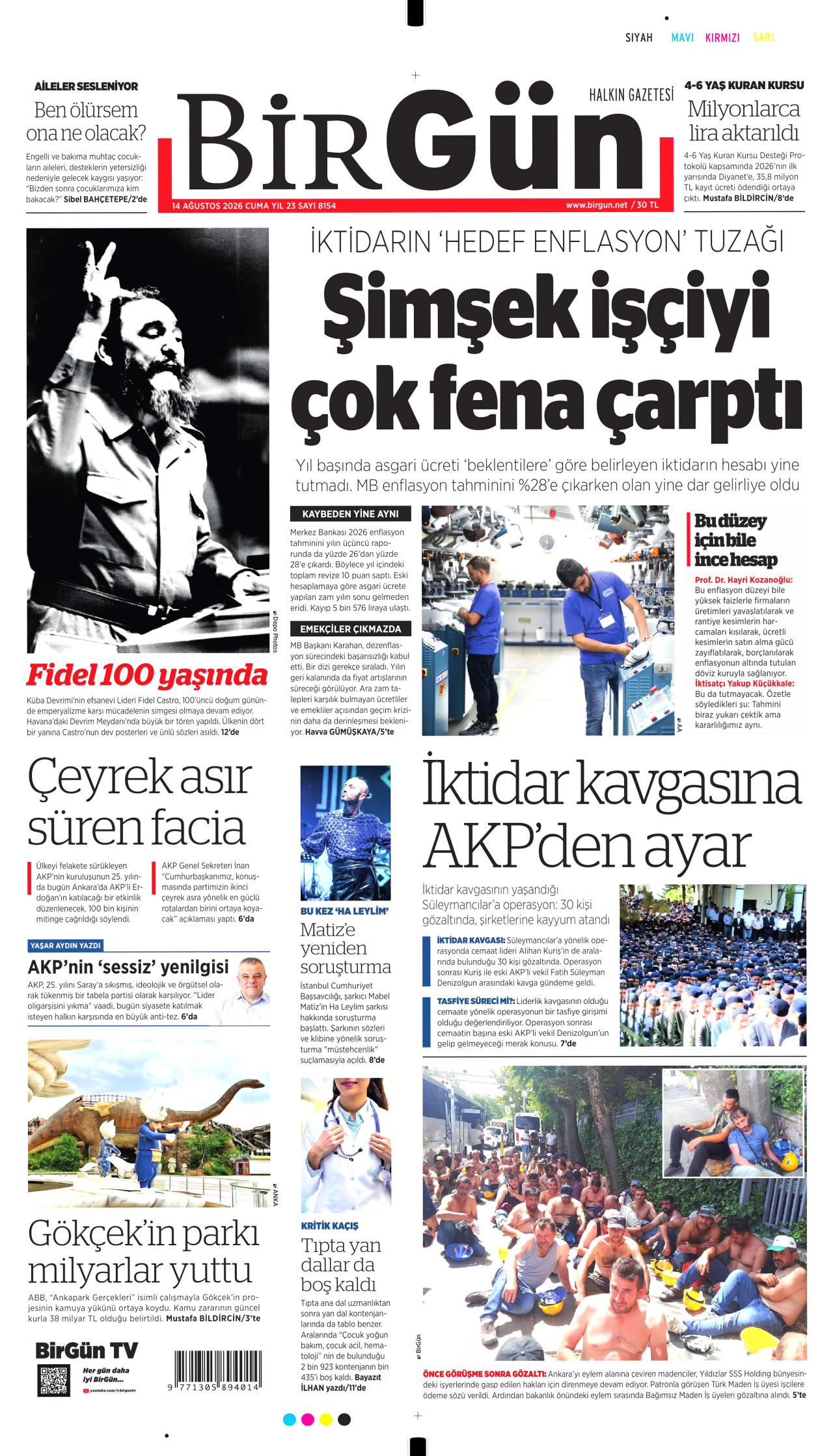 Gazeteler bugün ne yazdı? (14 Ağustos) - 1. fotoğraf